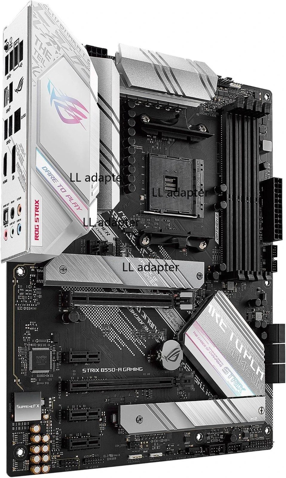 ASUS ROG STRIX B550-A GAMING AM4 AMD B550 SATA 6Gb/s ATX AMD Motherboard