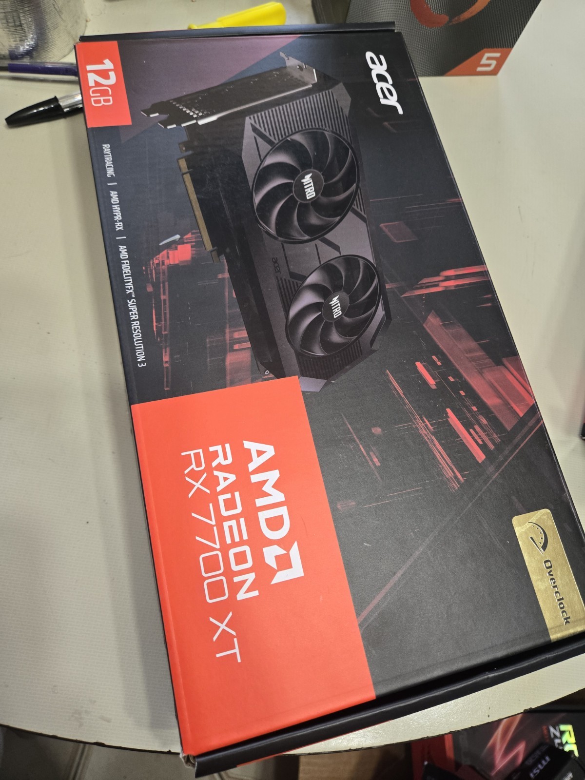 Acer Nitro AMD Radeon RX 7700 XT Overclocking Graphics Card