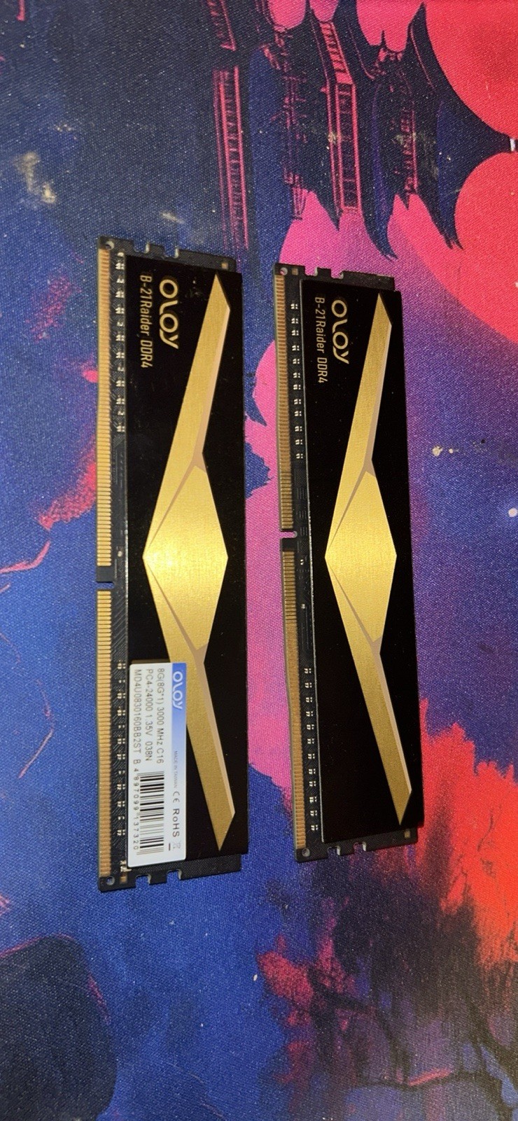 OLOY 16GB DDR4 Desktop Memory RAM Kit 3000 MHz C16 2x8GB PC4-24000