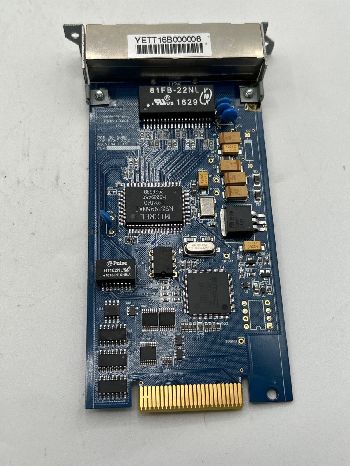 Asentria Corp Expansion Card PCB: 30-508A See Pics 30 Days Warranty
