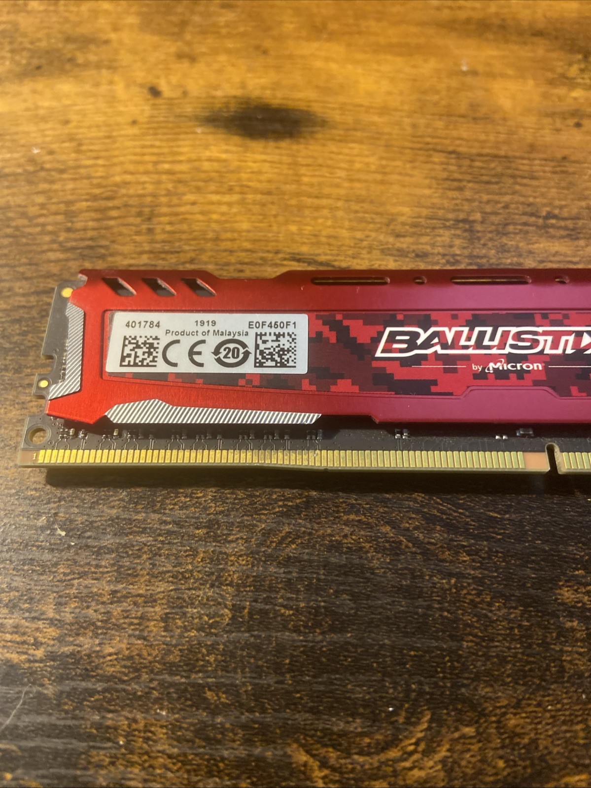 Crucial Ballistix Sport LT Red 8GB DDR4 3200 MHz RAM BLS8G4D32AESEK PC Computer