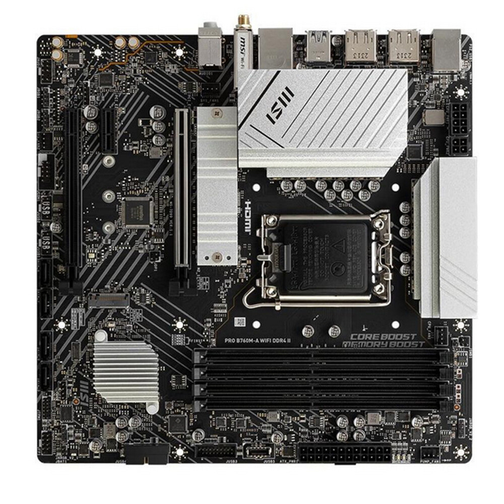 For MSI PRO B760M-A WIFI DDR4 II Desktop Motherboard LGA1700 DDR4 PCI-E 4.0 Test