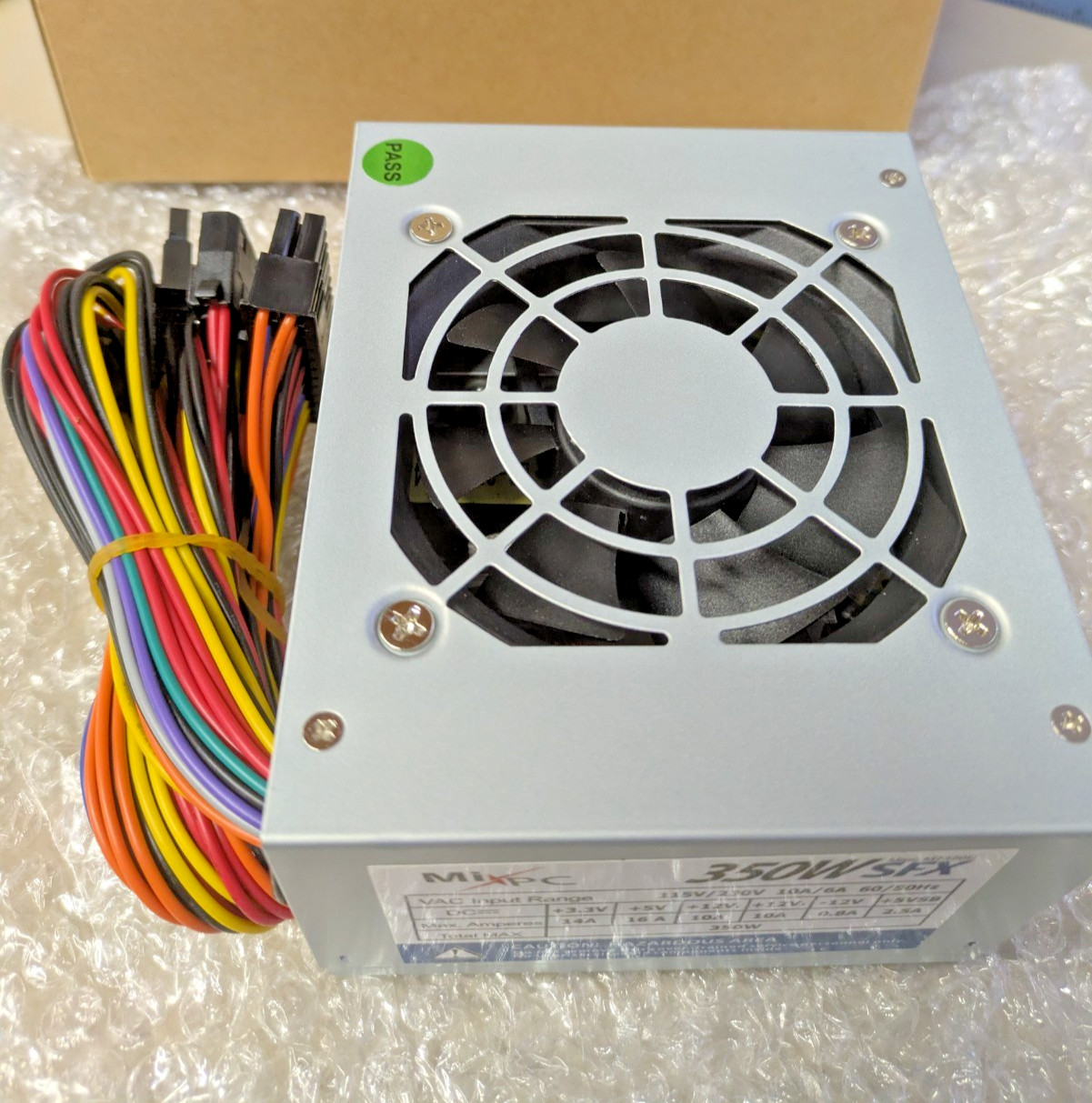 Mipc-7450 350W Micro-ATX Power Supply 12×9.5x6cm 4.75x4x32″ Check Mount PSU NEW