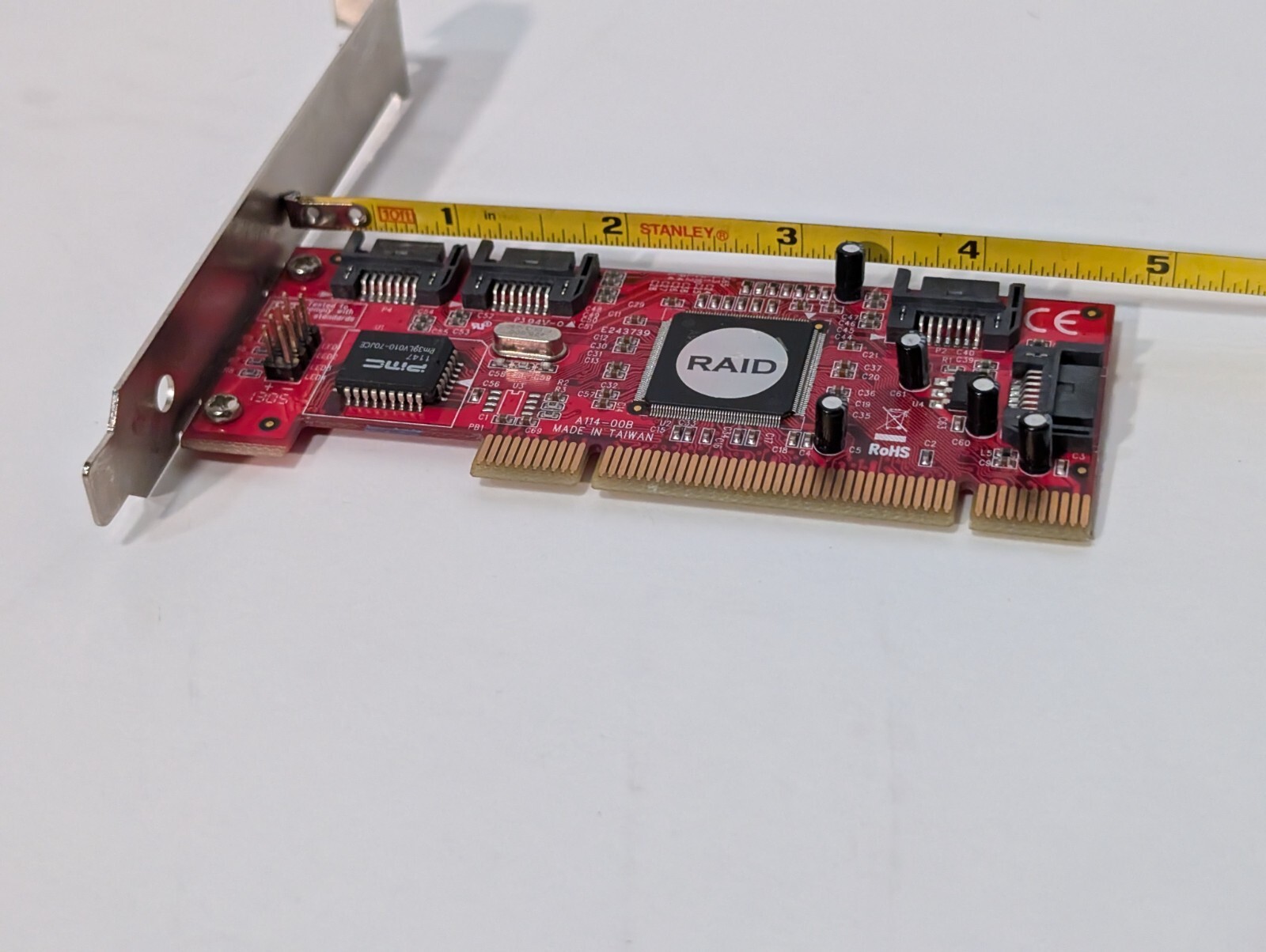 StarTech A114-00B – 4 Port PCI SATA RAID Controller Adapter Card, PCISATA4R1