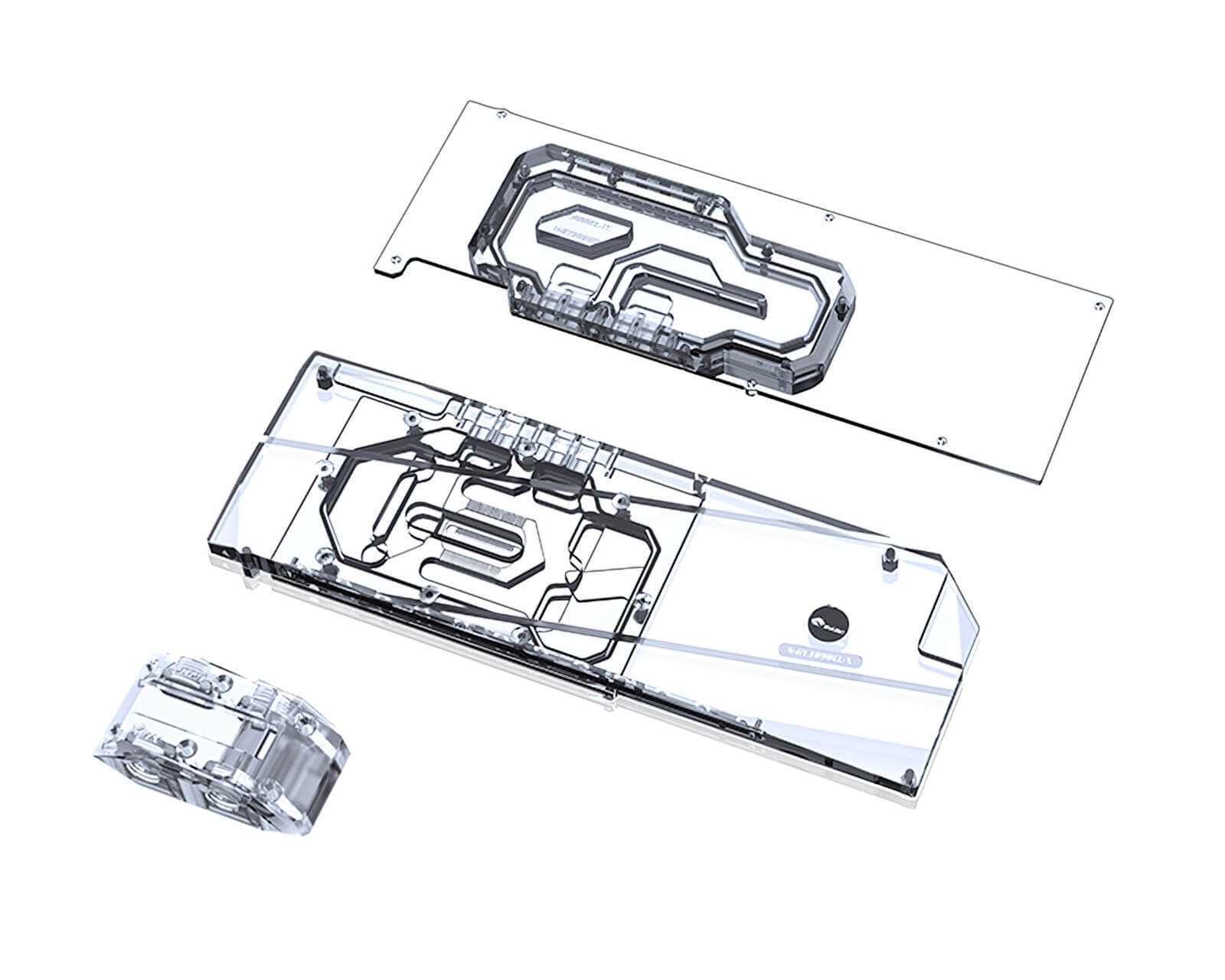 Bykski Full Coverage GPU Water Block with Integrated Active Backplate for GAL…