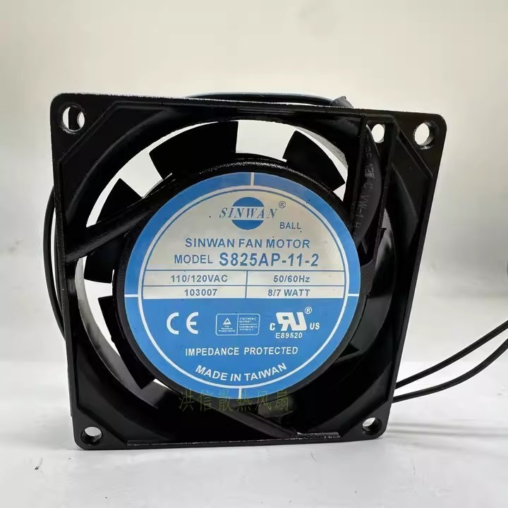 1PCS S825AP-11-2 110/120V 8/7W 8025 80*25MM Fan