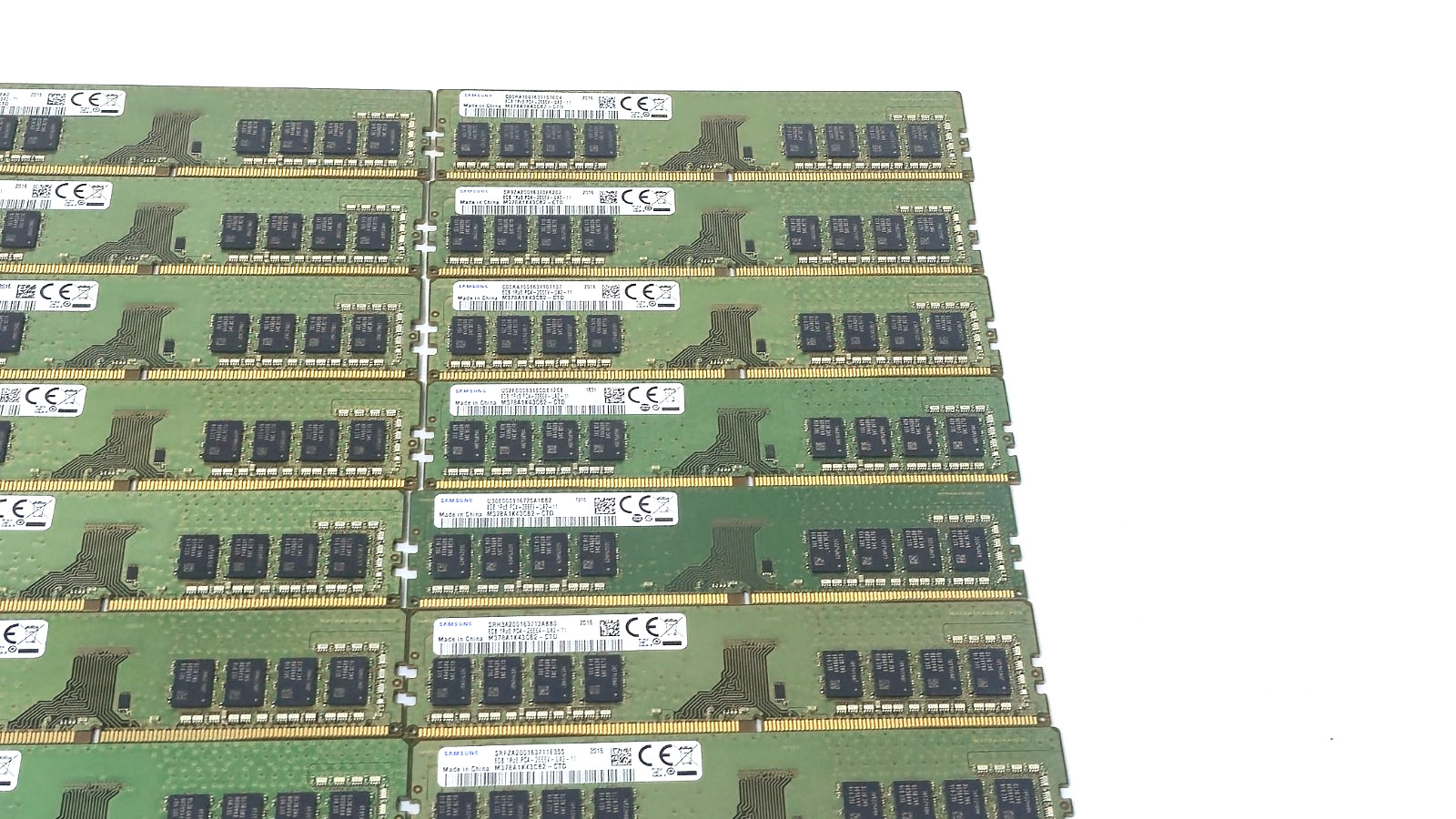 LOT 22 Samsung M378A1K43CB2-CTD 8GB 1Rx8 PC4-2666V DDR4 DIMM Desktop Memory RAM