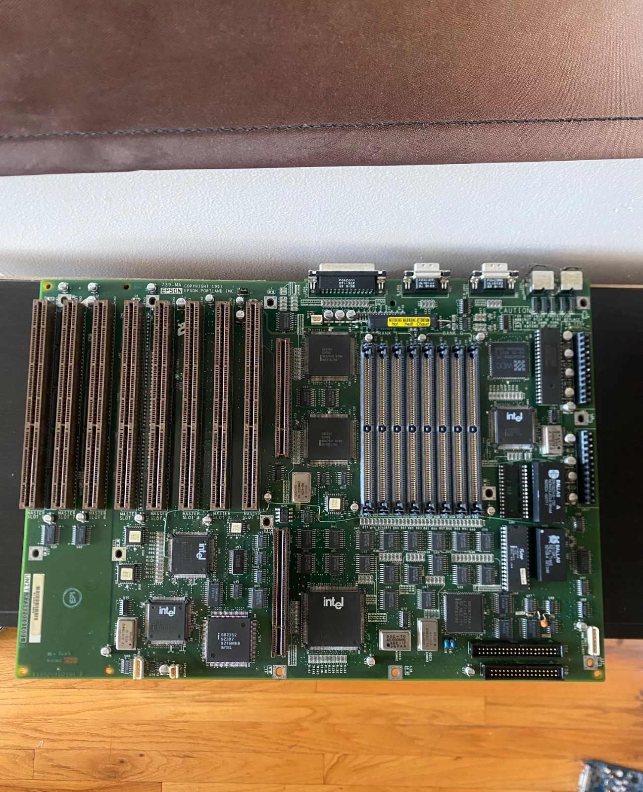 Vintage Intel 89’ 90’ Chipset Epson Y73920101001 Motherboard NEW UNTESTED