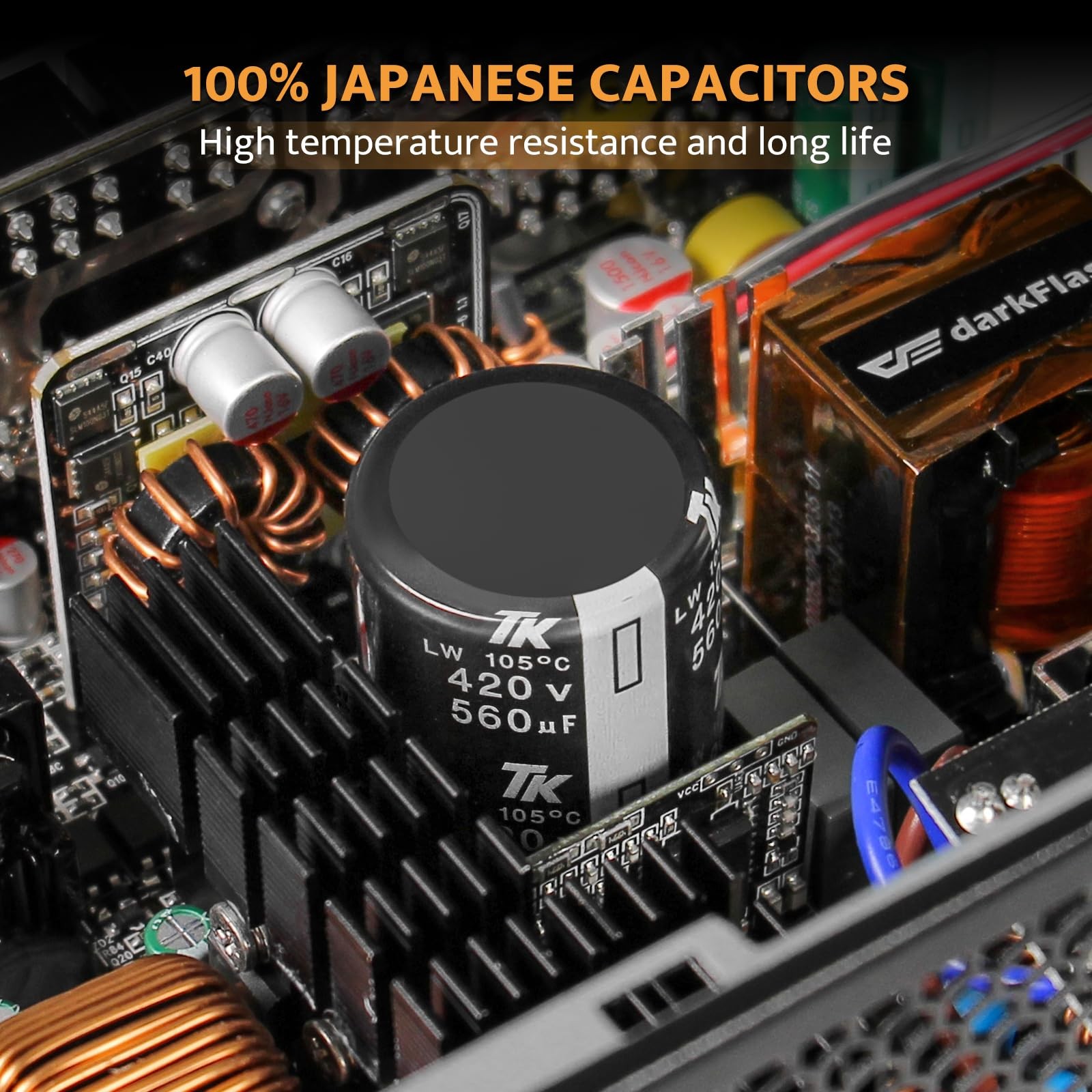 PMT Fully Modular Power Supply ATX 3.1& PCIe 5.1 Ready, 2 x 12VHPWR Cable Inc…