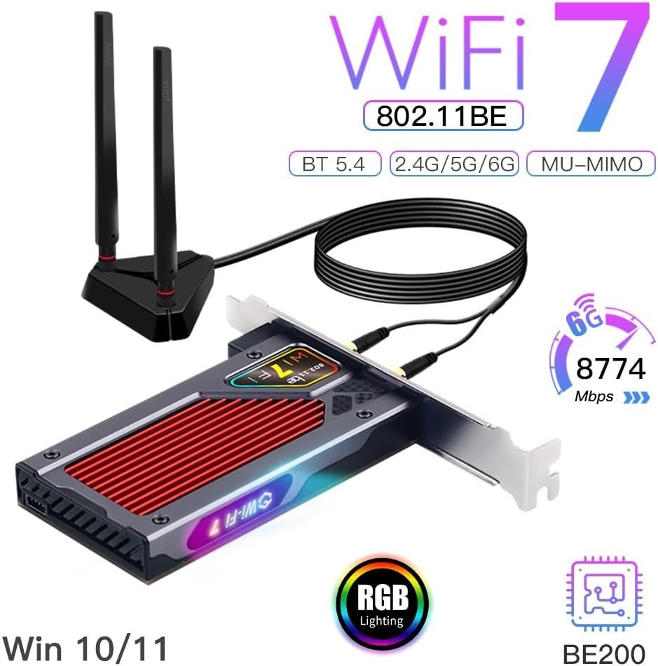 Fenvi PCI-E WiFi 7 & Bluetooth 5.4 Adapter – Revolutionary Tri-Band Connectivity