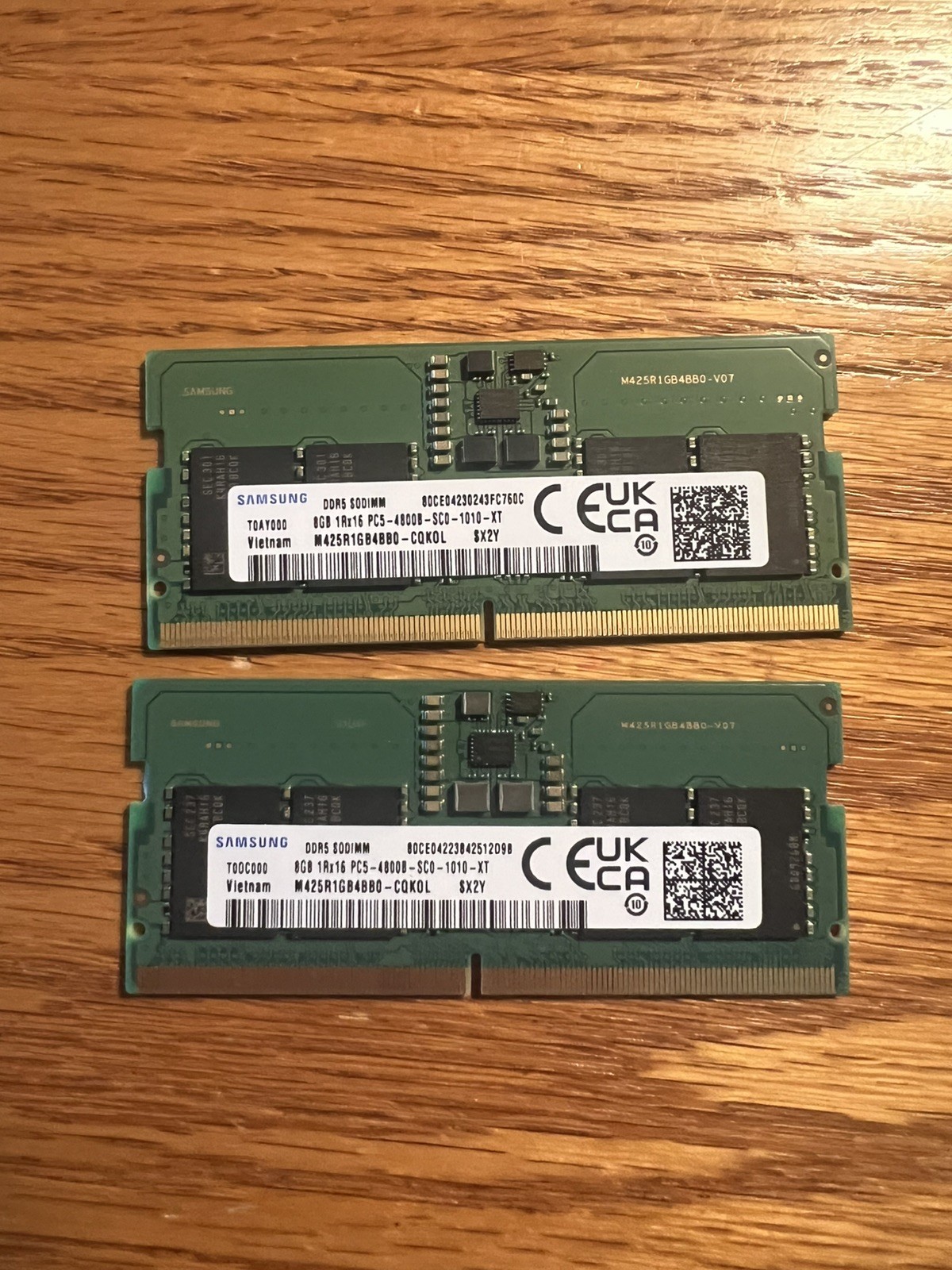 Samsung 16GB (2x8gb) DDR5 4800 SODIMM (HP PN: M97595-001) Laptop Memory KIT