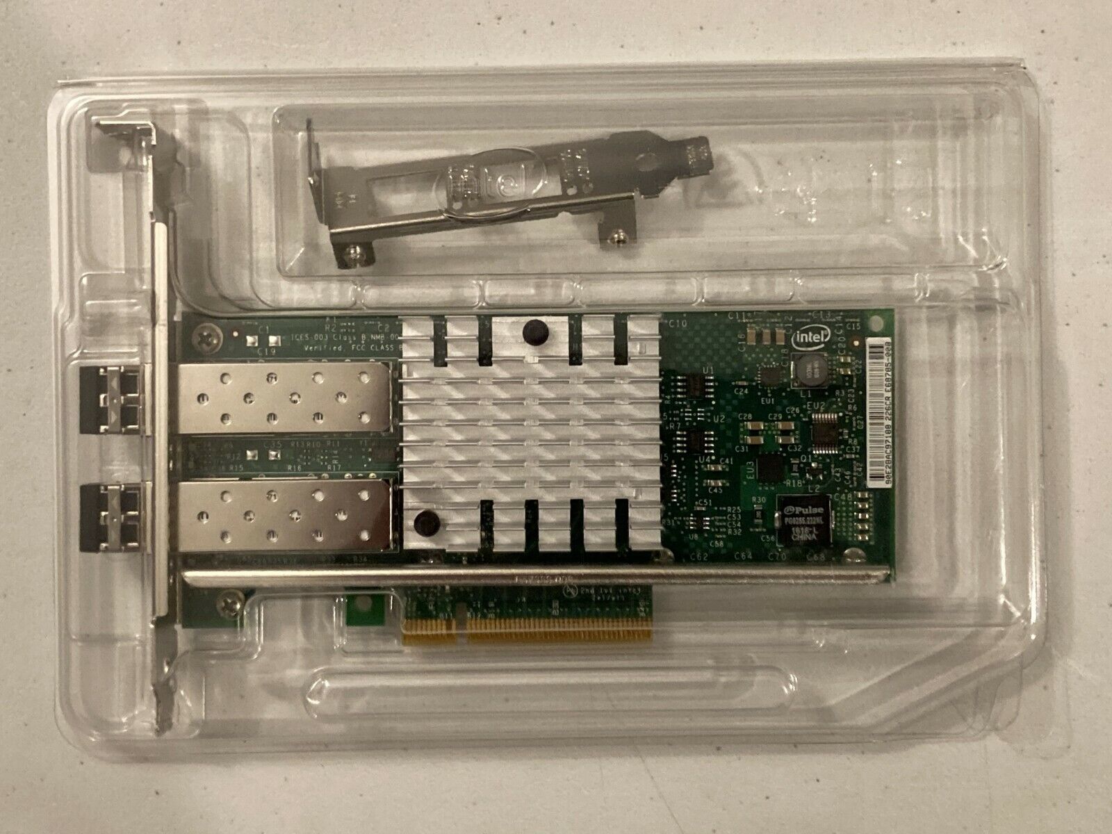 Intel X520-SR2 10GbE Dual Ports Ethernet Adapter with Intel Yottamark +2* SFP