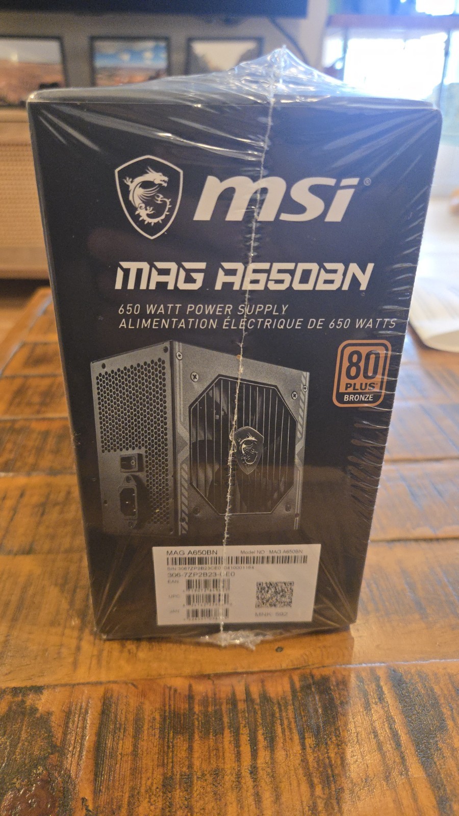MSI MAG A650BN 650W 80 Plus Bronze ATX Modular Power Supply Surge Protection