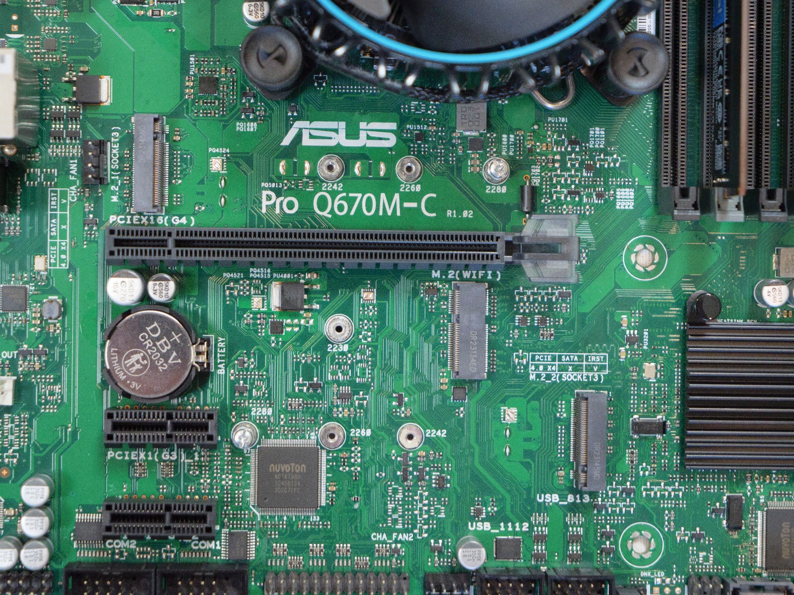 Intel i5-14400 + Asus Pro Q670M-C-CSM + 32GB DDR5-5600 UDIMM Ram
