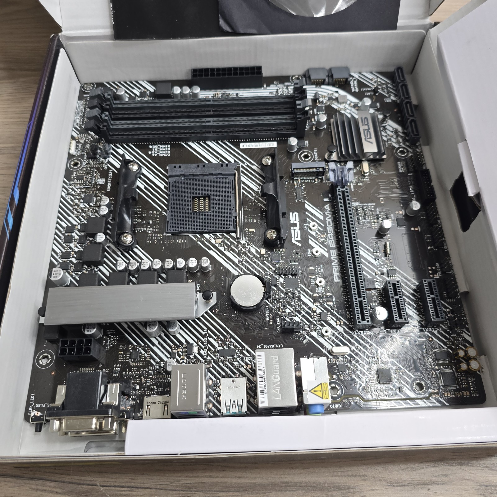 ASUS Prime B450M A II Motherboard AM4 for Ryzen 5000 3000 2000 Series CPUs