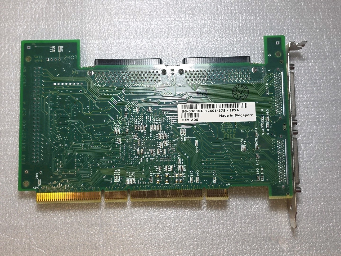 Adaptec ASC-39160 /Adaptec AIC-7899G SCSI Controller PCI Card
