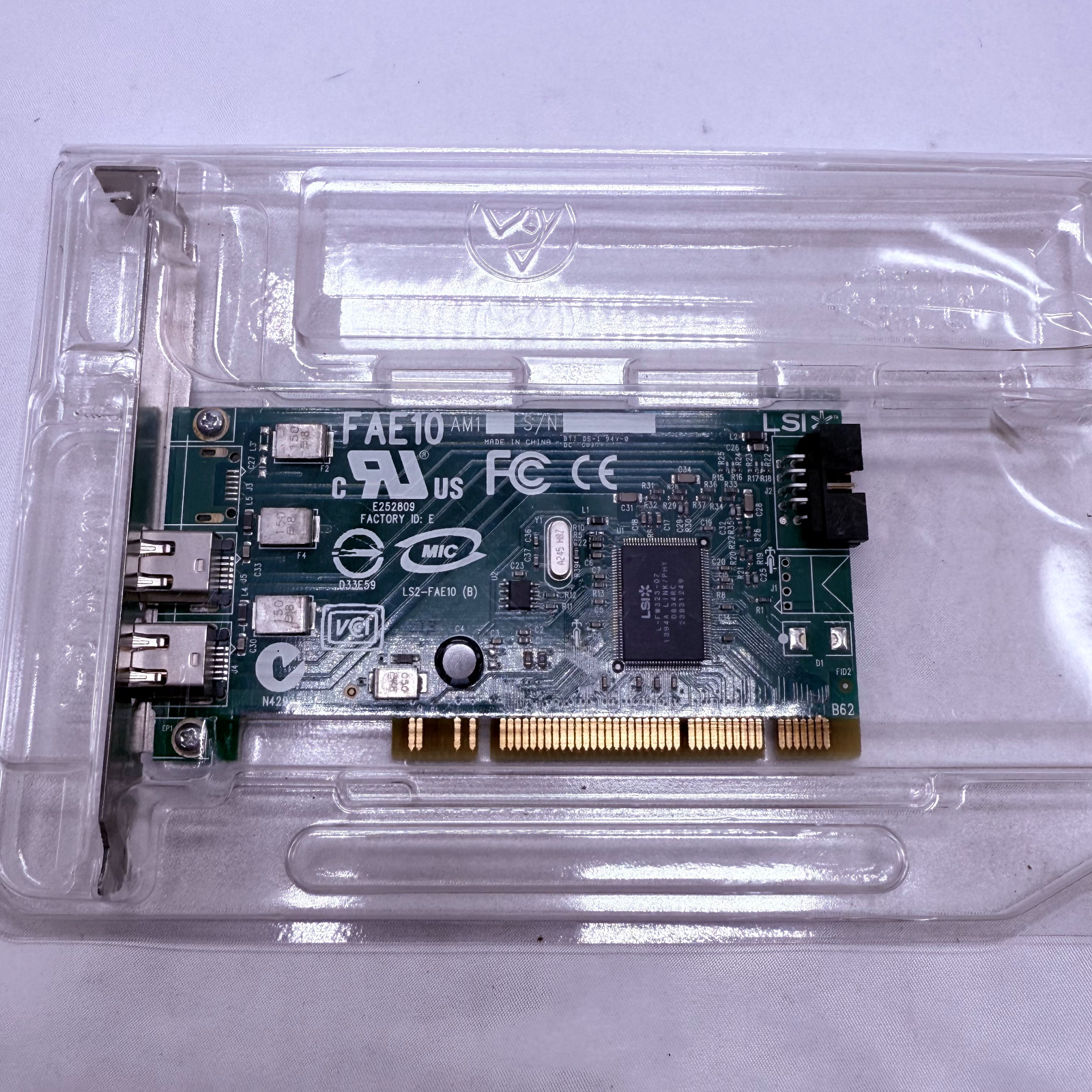 Dell H924H PCI Dual Port IEEE-1394 Desktop Firewire Card