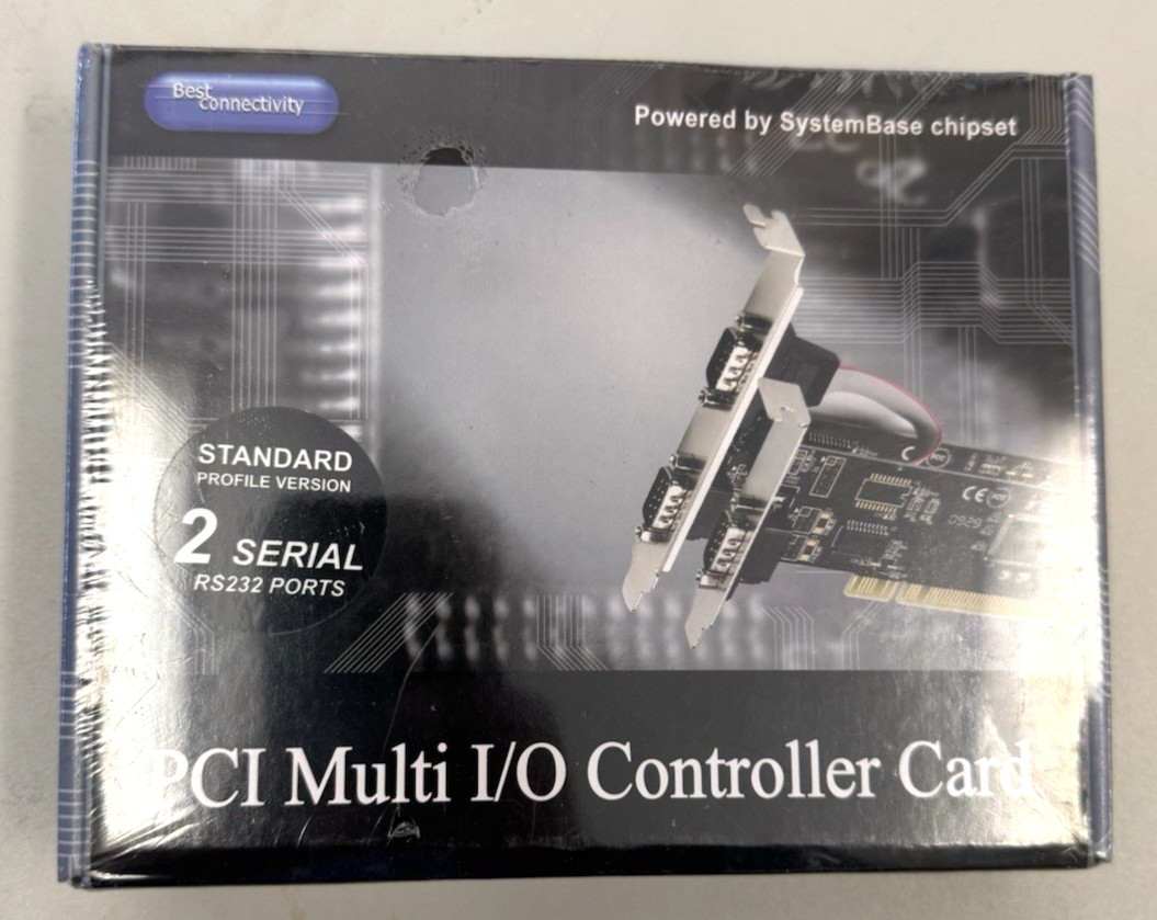 PCI Multi I/O 2 Serial RS-232 Serial Port Controller Card