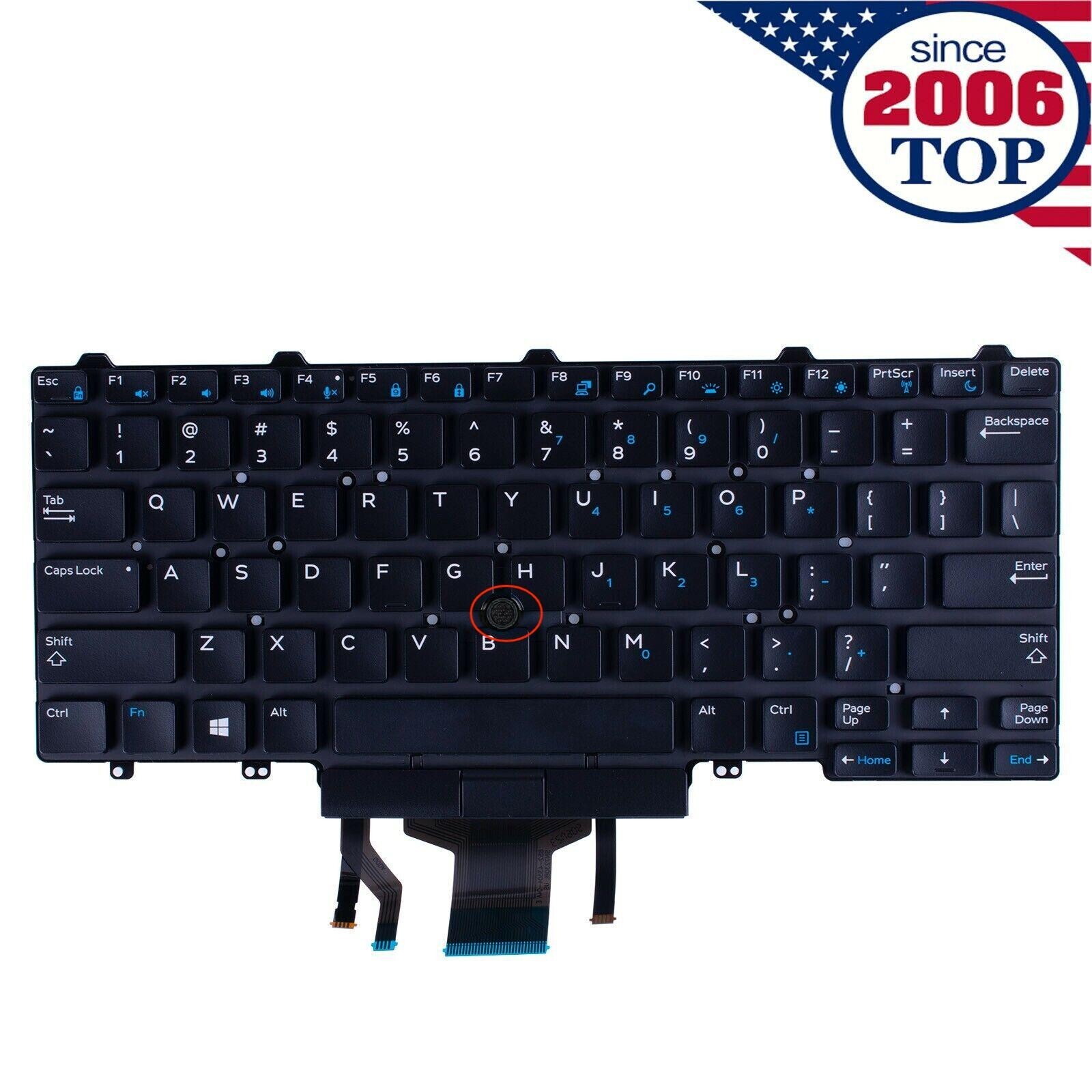 Genuine US Keyboard for Dell Latitude E5450 E5480 E5470 E7450 E7470 with Backlit