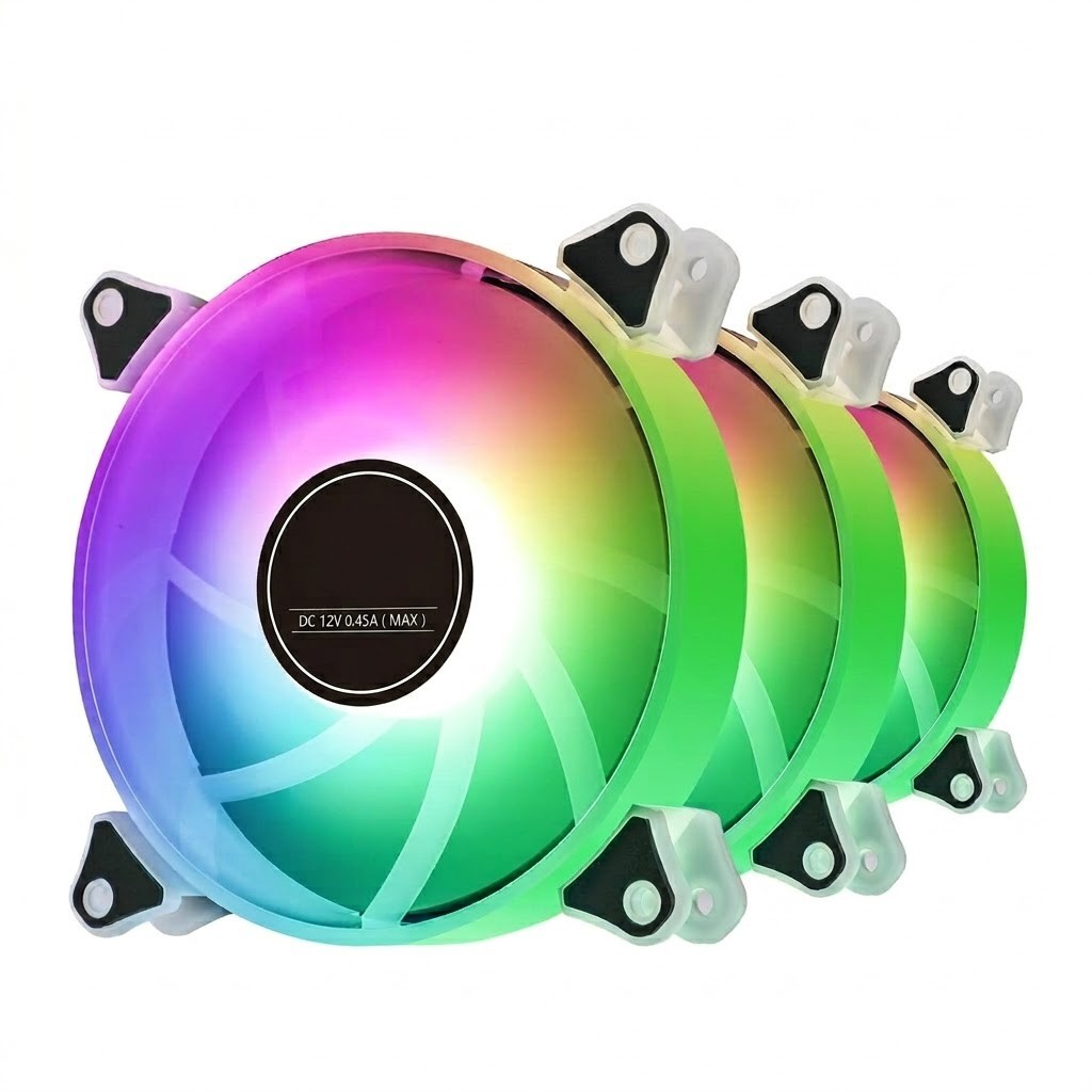 Triple Fan – 12 ARGB 3-Pin Fan, 120mm PWM Static Pressure 120mm RGB with control