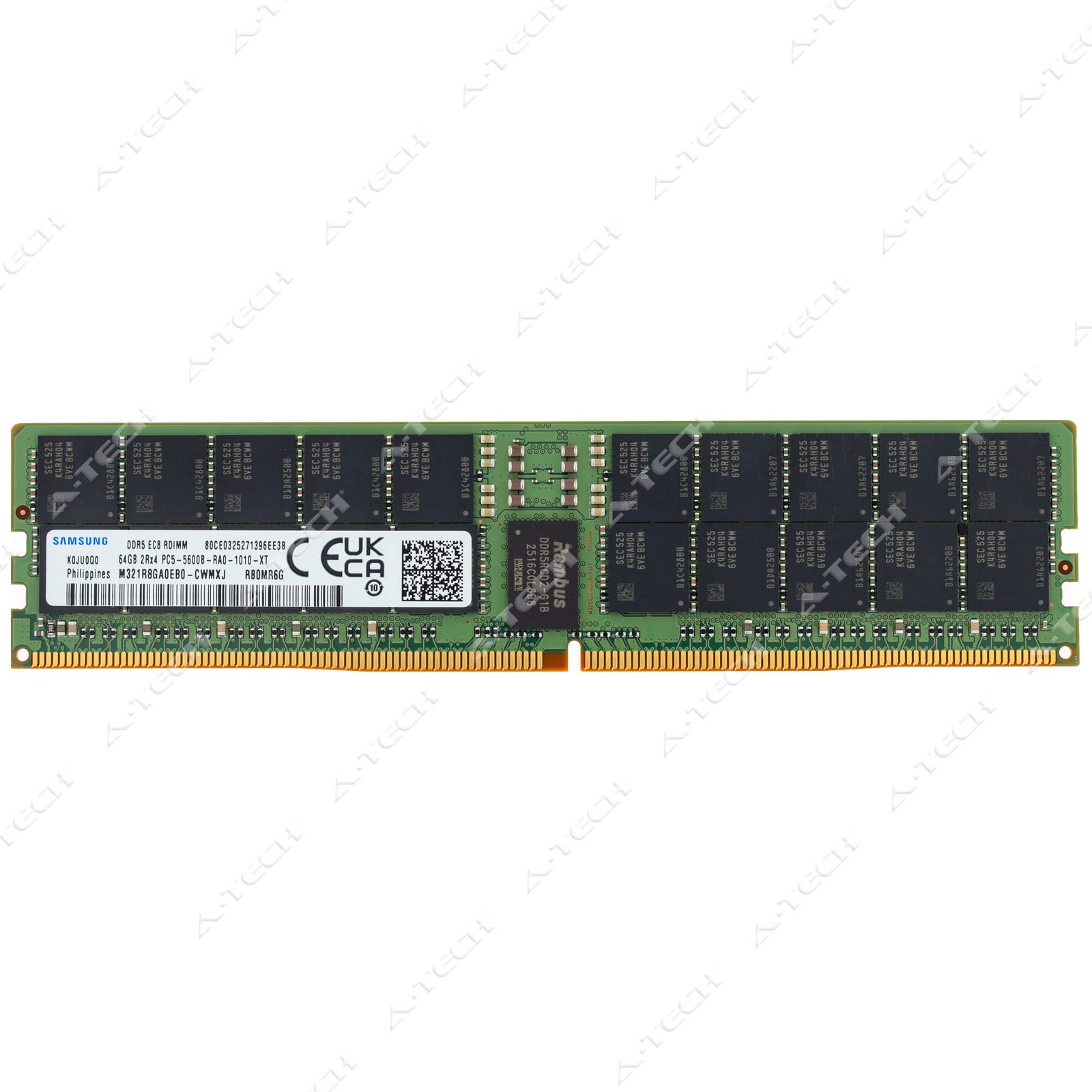 Samsung 64GB DDR5 5600MHz PC5-44800 EC8 RDIMM Server Memory RAM M321R8GA0EB0-CWM