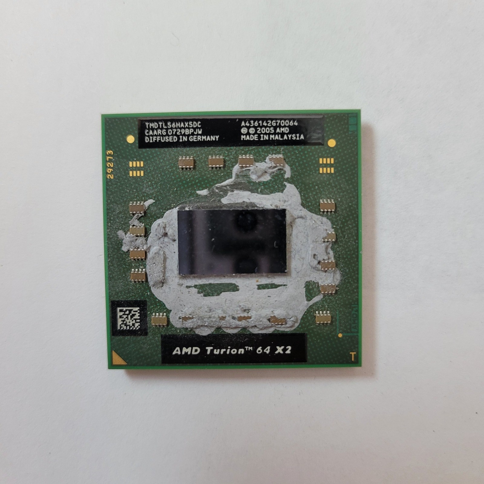 AMD Turion 64 X2 TL-56 CPU Laptop Processor 1.8GHz Socket S1 TMDTL56HAX5DC