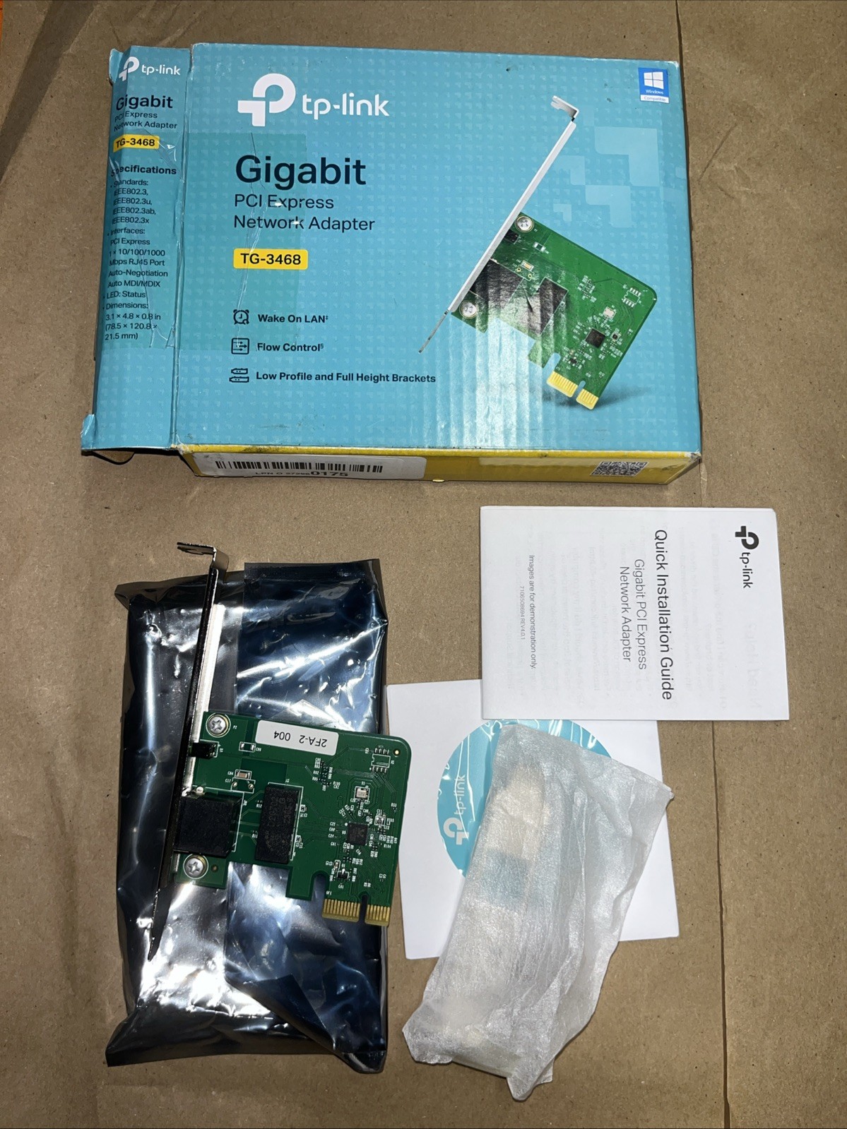 TP-LINK TG-3468 1000mbps Gigabit Network Adapter