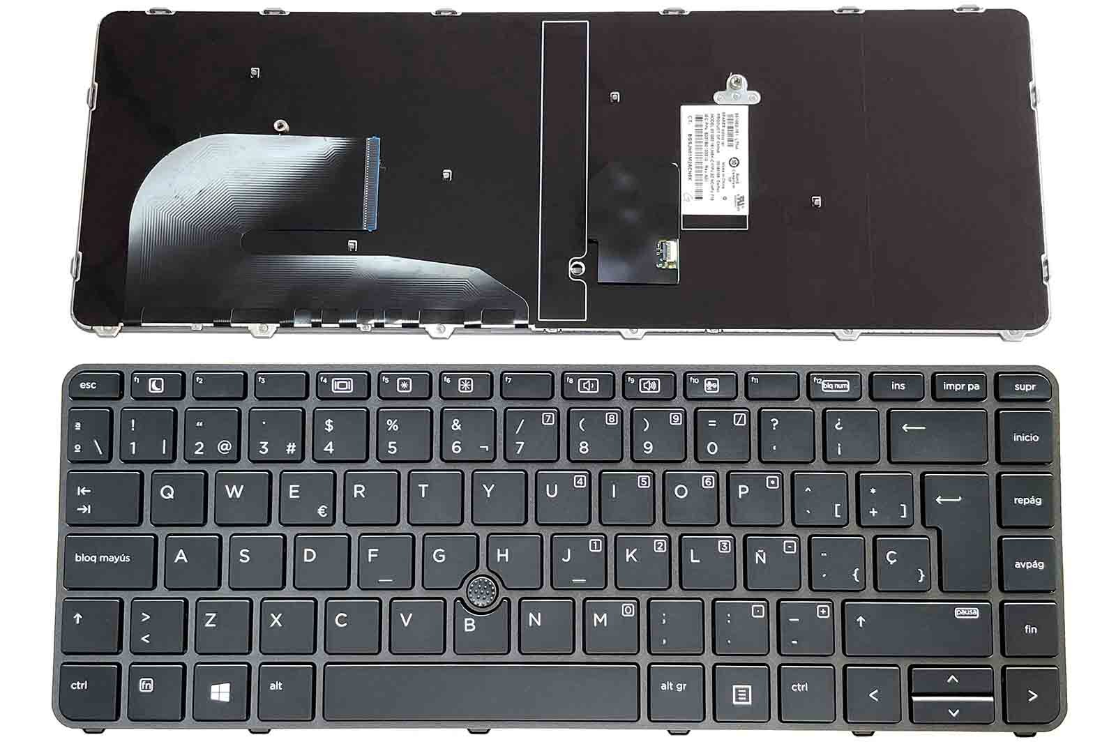 Latin Spanish Keyboard for HP EliteBook 840 G3 840 G4 745 G3 745 G4 Not-backlit