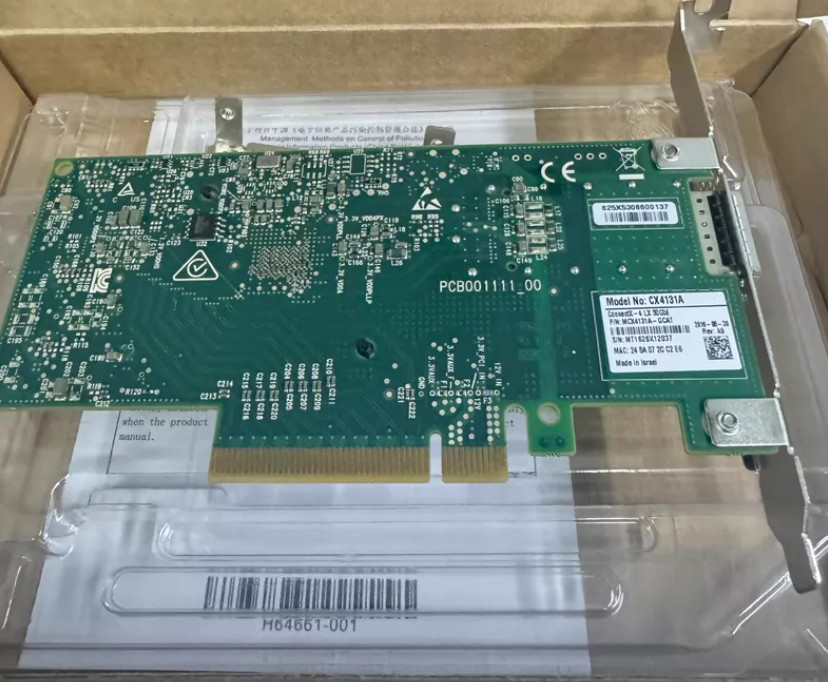 MELLANOX CONNECTX-4 LX 40GB ETHERNET CARD CX4131A QSFP28 MCX4131A-BCAT