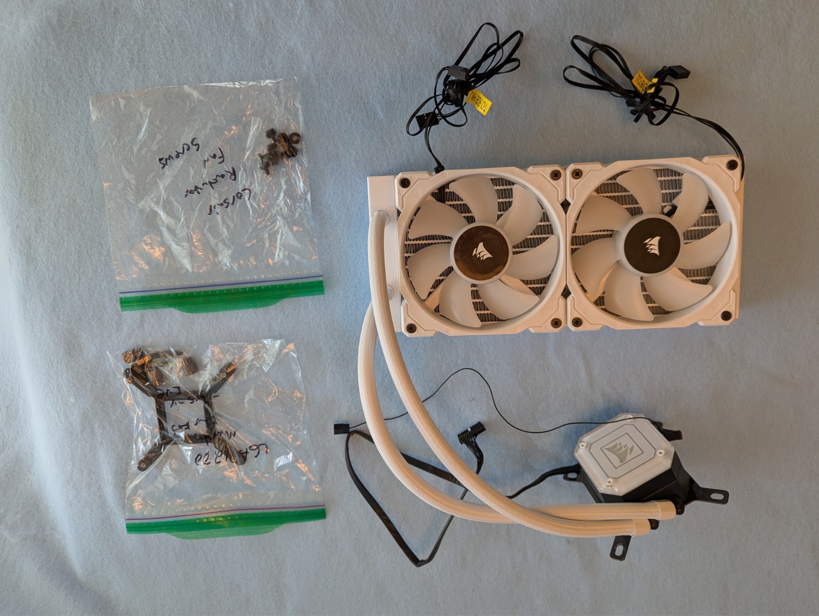 Corsair iCUE H100i ELITE CAPELLIX Liquid CPU Cooler — White