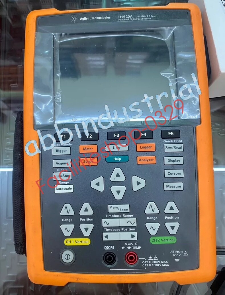 KEYSIGHT Agilent Technologies U1620A / 2Ch 200MHz Portable Oscilloscope