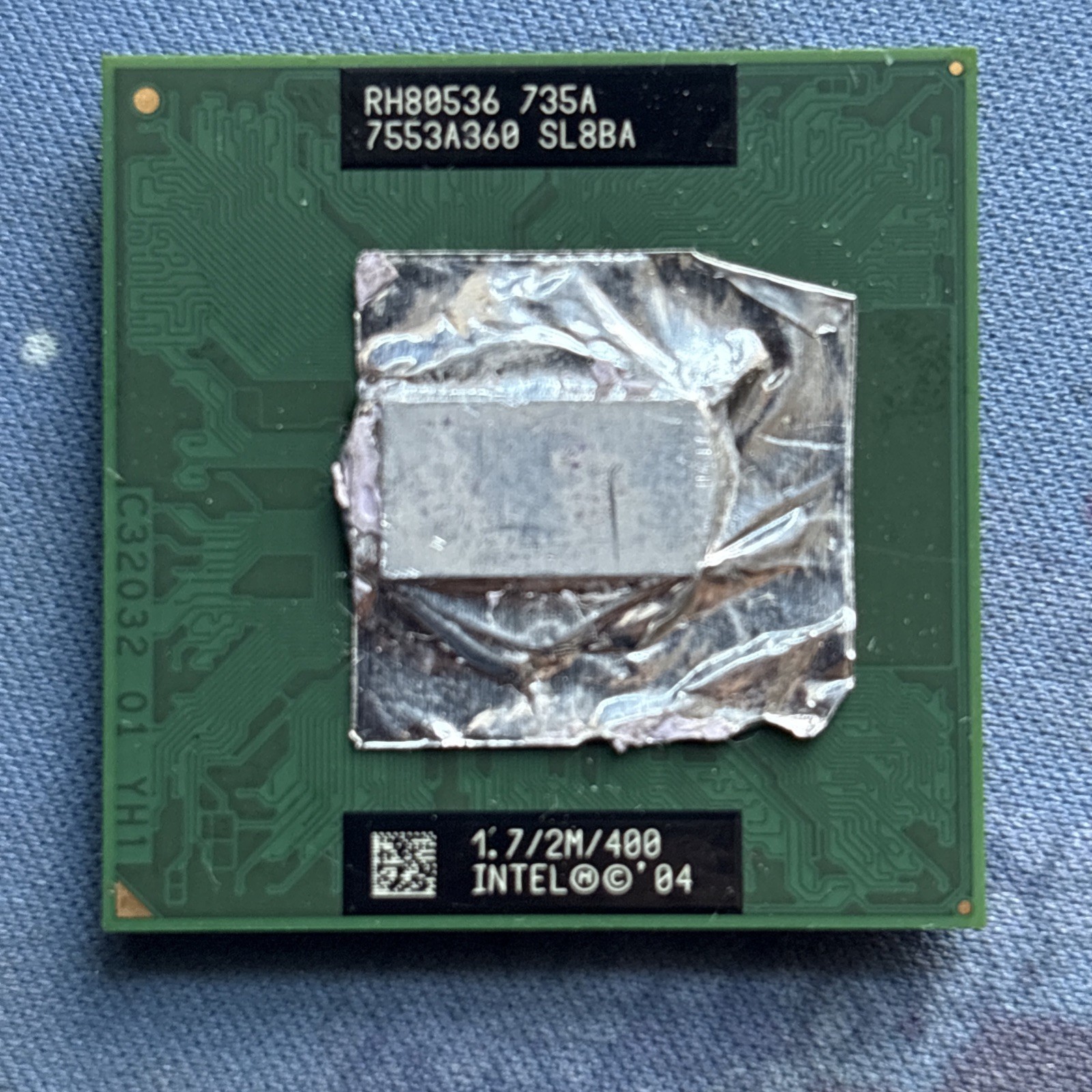 USED Intel Celeron M 360 CM360 1.4G 1M 400MHz SL8ML Mobile CPU