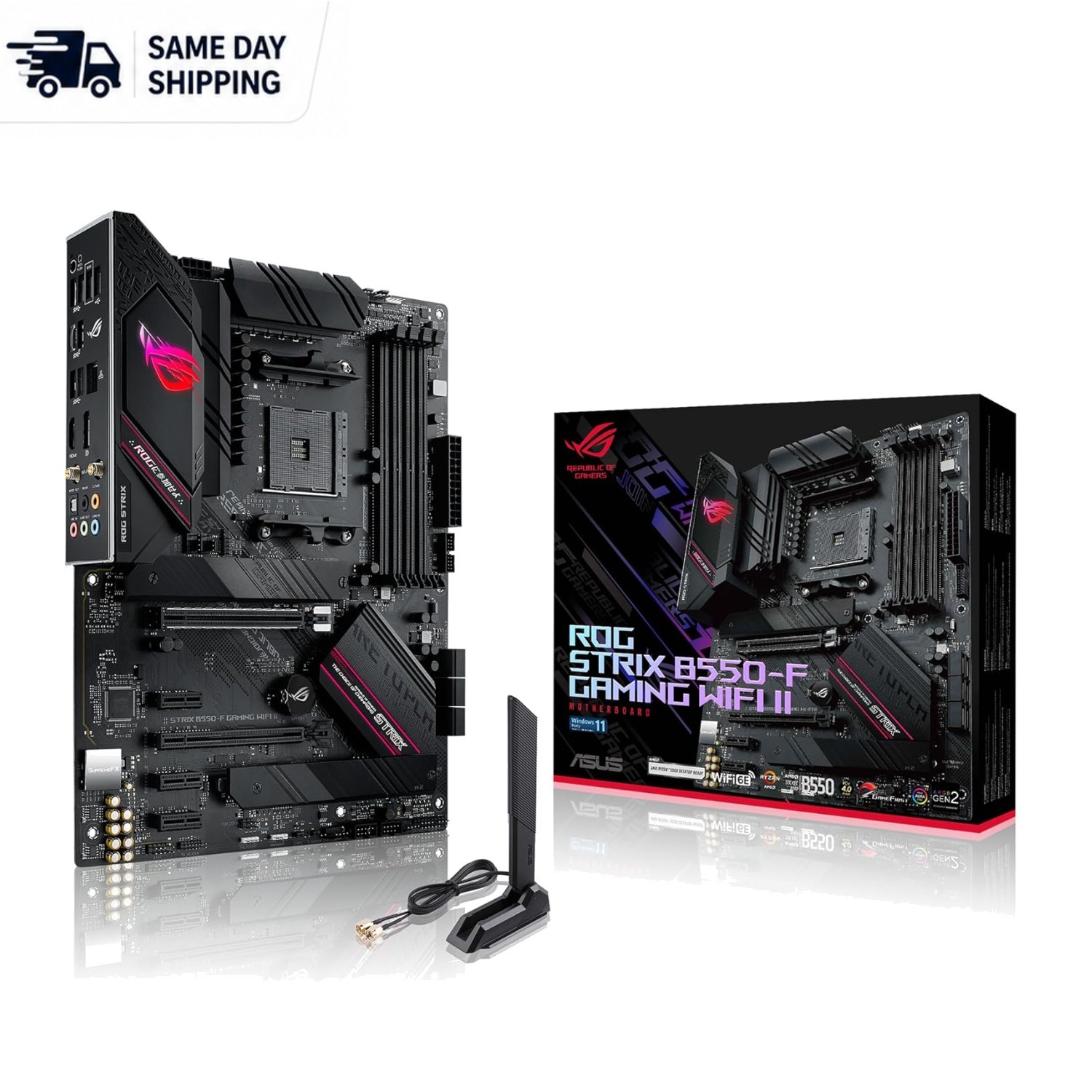 Experience Premier Gaming with ROG Strix B550-F WiFi II Motherboard, HDMI 2.1