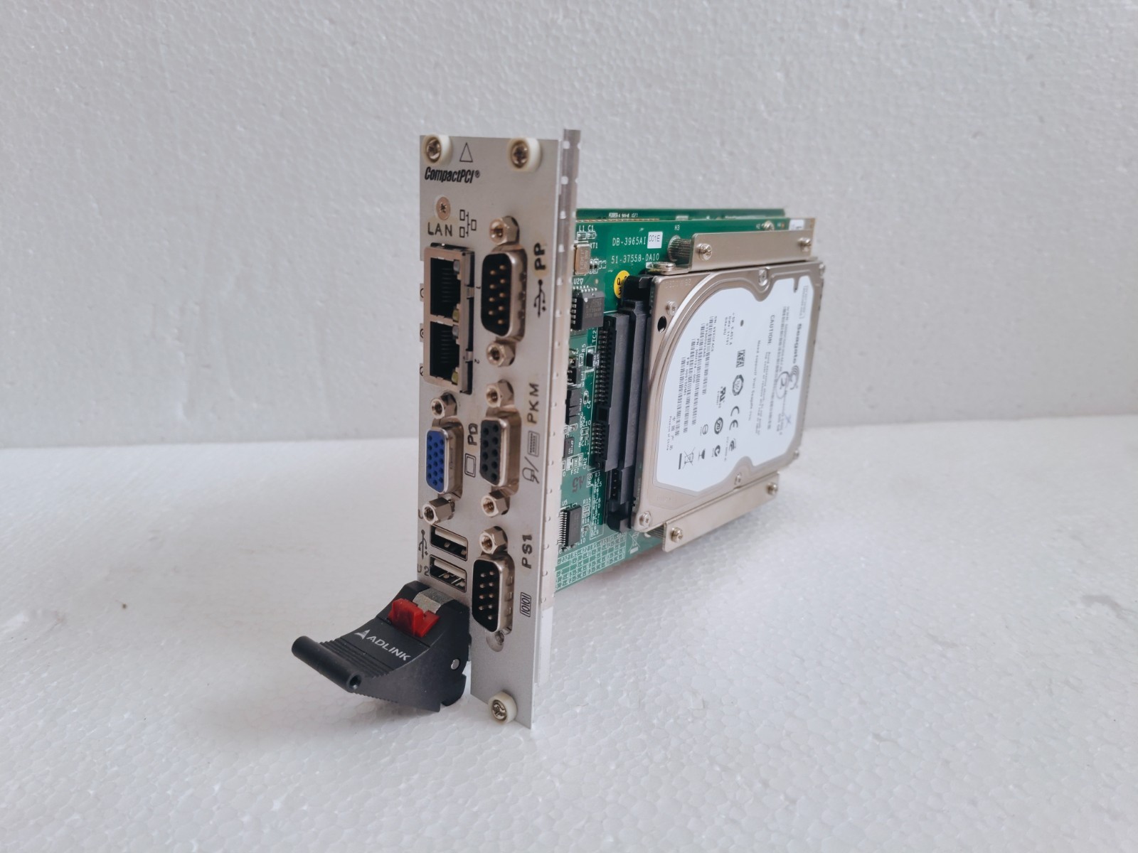 ADLINK cPCI-3965A/T7500 CompactPCI SBC 4GB RAM 500GB Seagate HDD