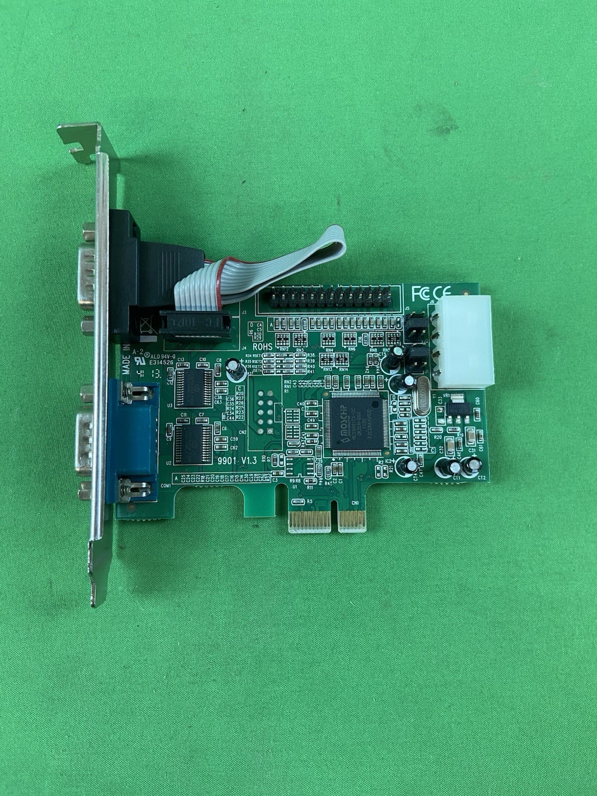 PEX2S553 StarTech 2-Port DB-9 RS-232 Serial Native PCI Express Adapter