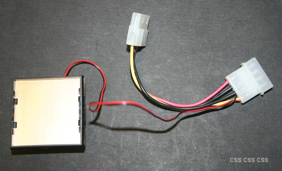 Computer 40mm Fan and Heatsink DC 12V 0.9W Impedance Protected Made in Taiwan