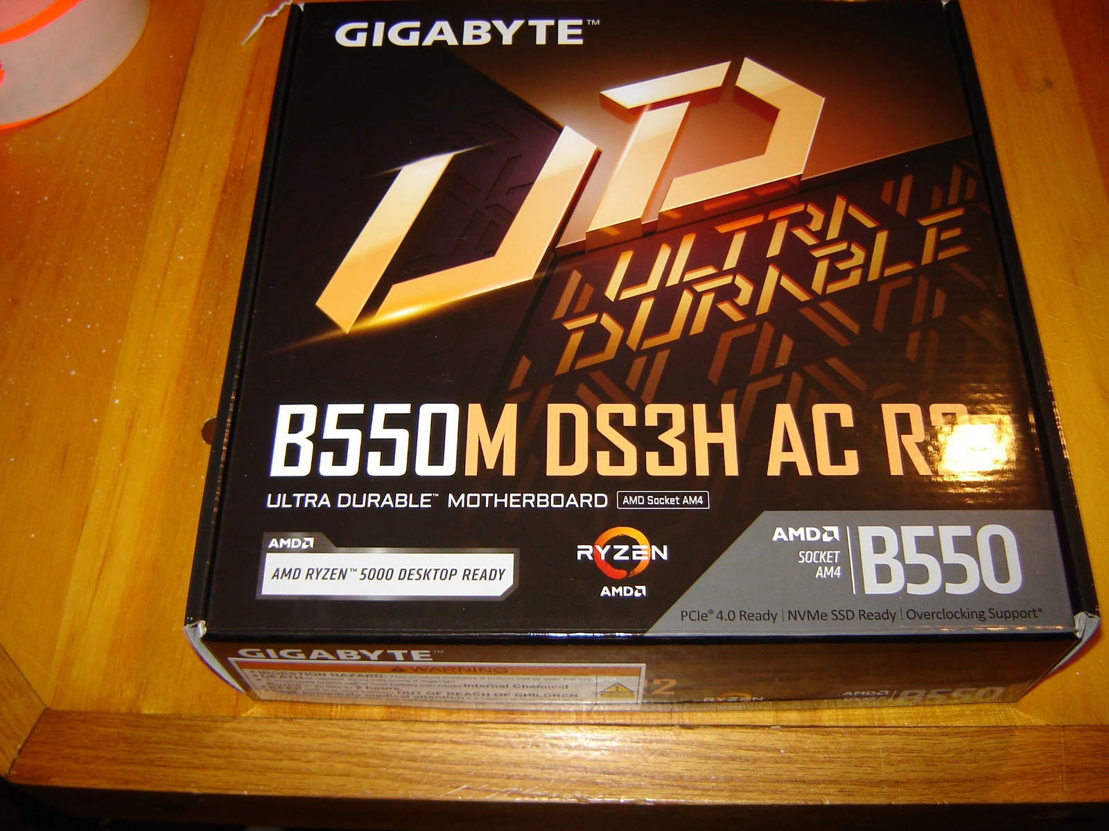 Gigabyte B550M DS3H AC R2 AM4 B550 AMD Ultra Durable Motherboard