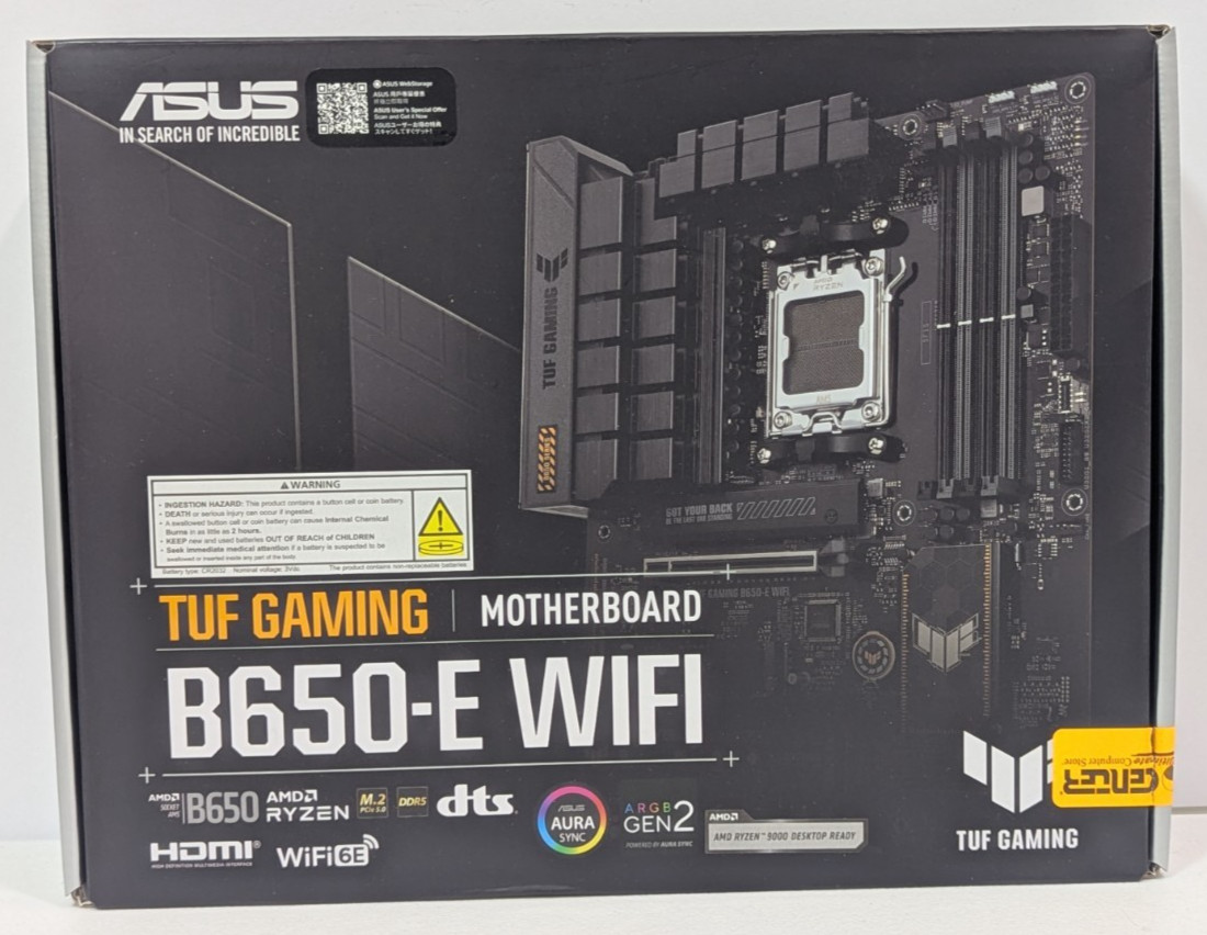 ASUS TUF Gaming B650-E Wifi AMD AM5 DDR5 ATX Motherboard