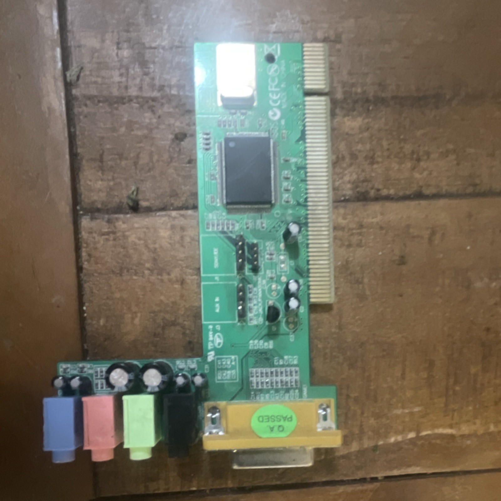 PCI 5.1 Channel Sound Card Plug-In Card 3.5mm Audio Ports Multi-Jack