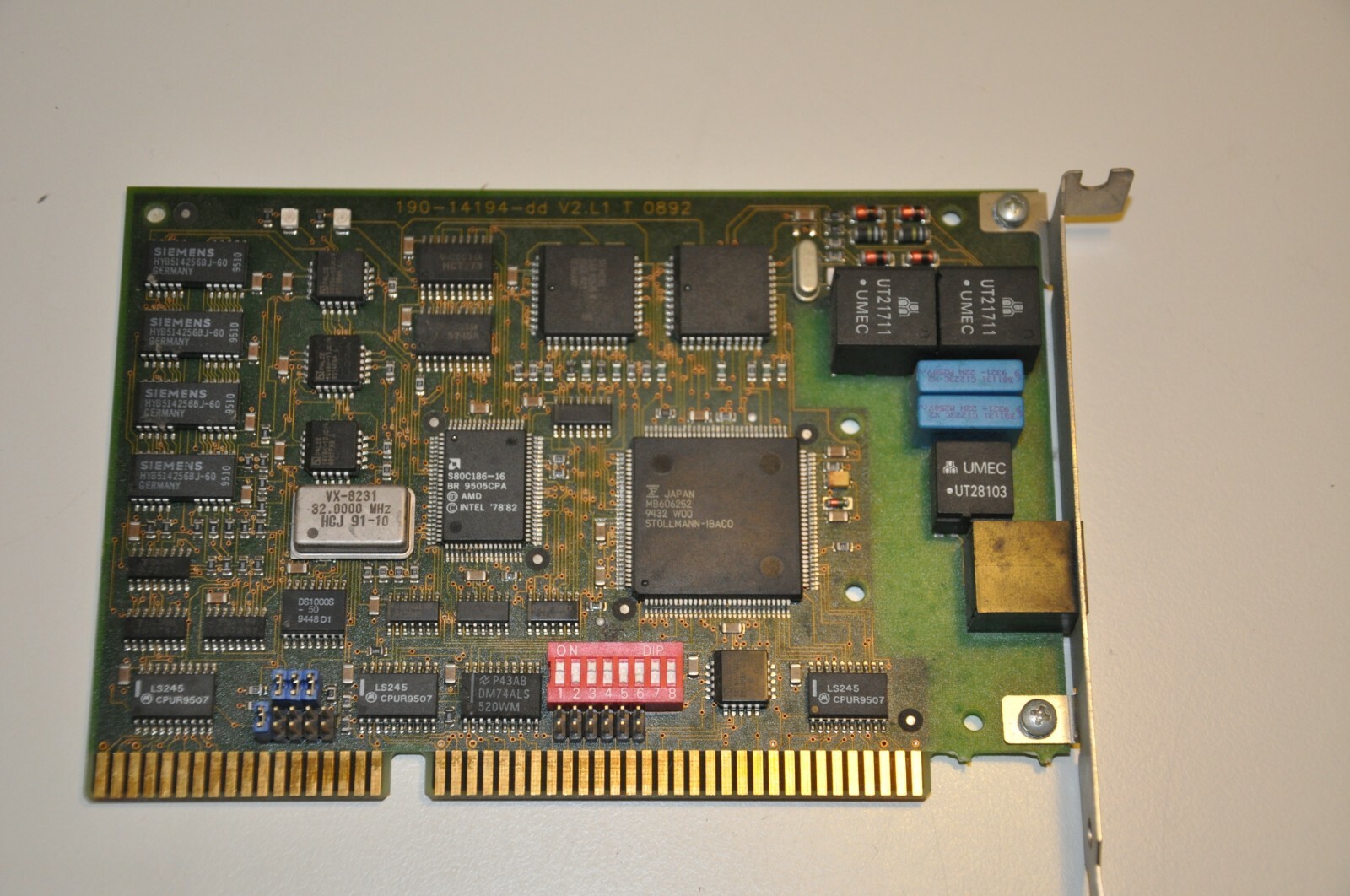 Rare Mico Connect P1 Active ISDN Controller ISA 16 Bit Only 1 Piece on eBay