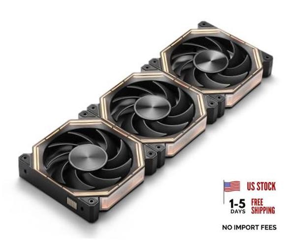 INF34 120MM PC Case Fan, Daisy-Chain, up to 2000RPM Cooling, 4 Forward Black