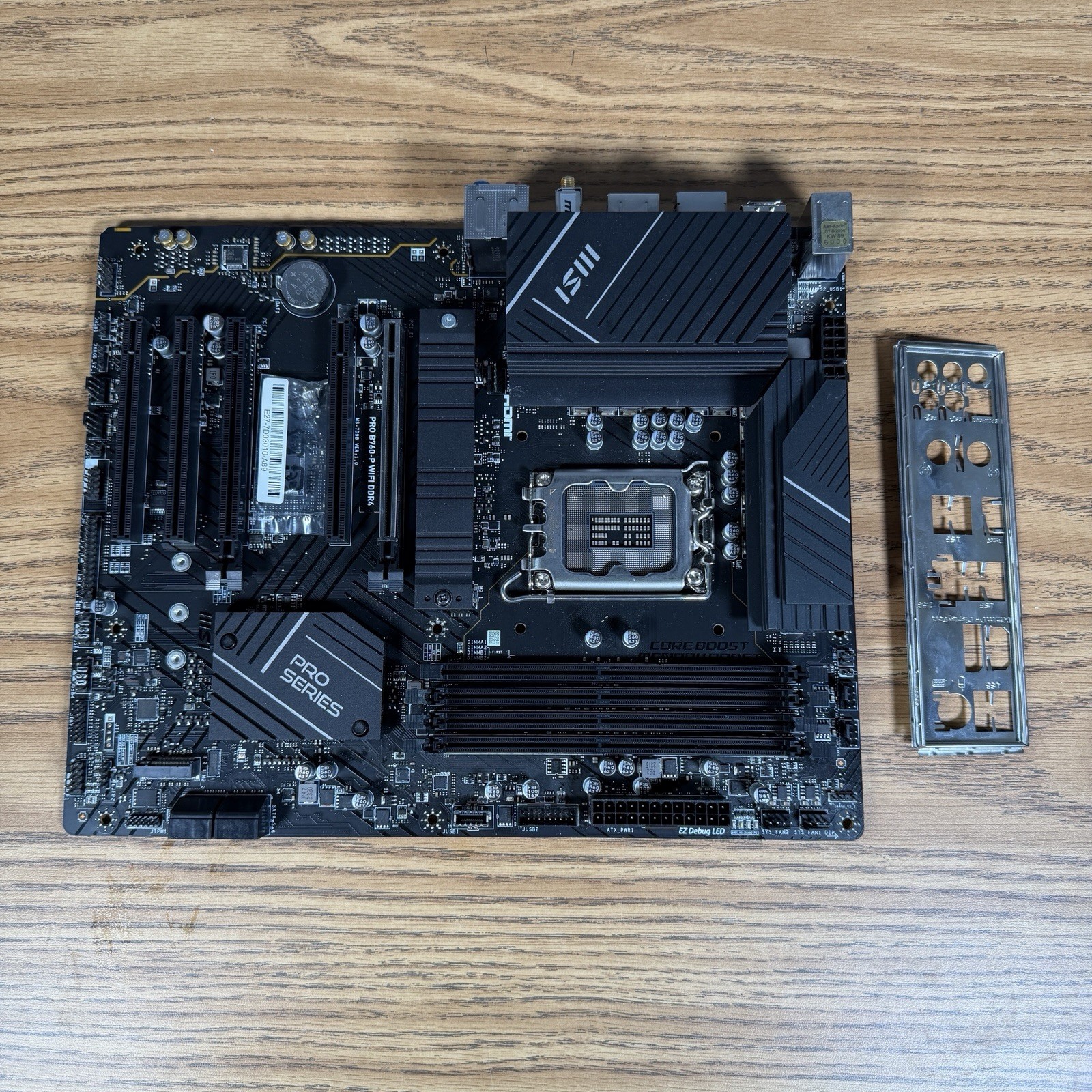 MSI PRO B760-P WiFi DDR4 ProSeries Motherboard For Parts Untested Not Working