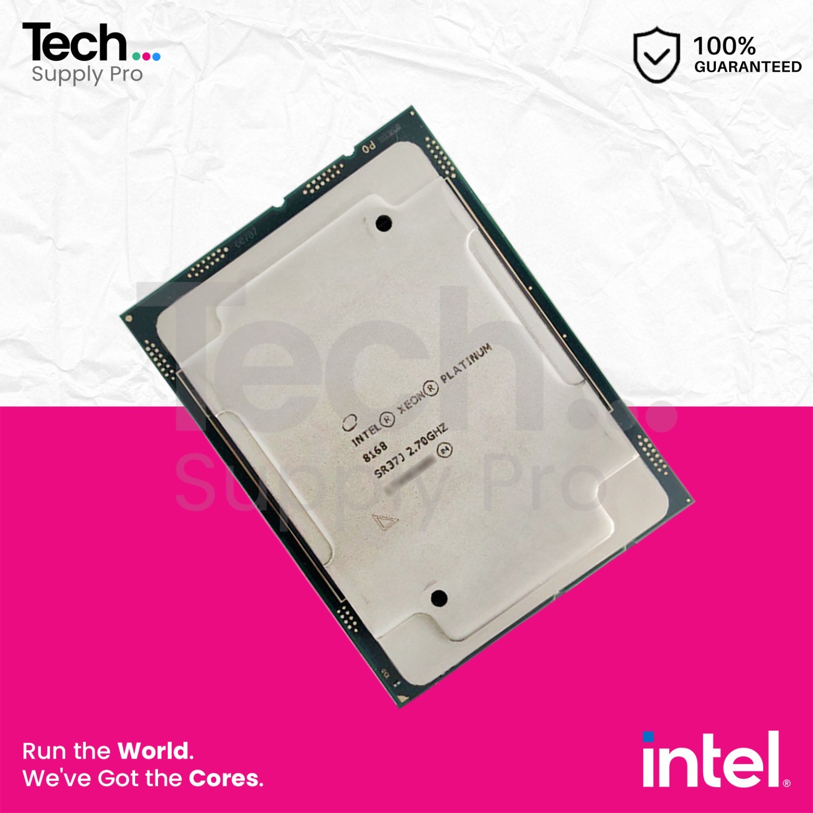 SR37J Intel Xeon Platinum 8168 24-Core 2.70GHz 33MB 205W FCLGA3647 Processor