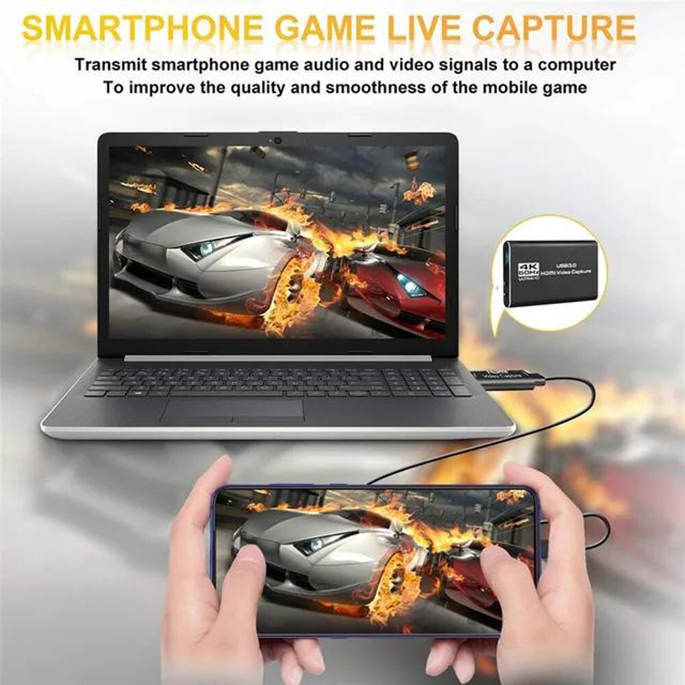 4K Audio Video Capture Card USB3.0 HDMI Video Capture Device Full HD 1080P 2026