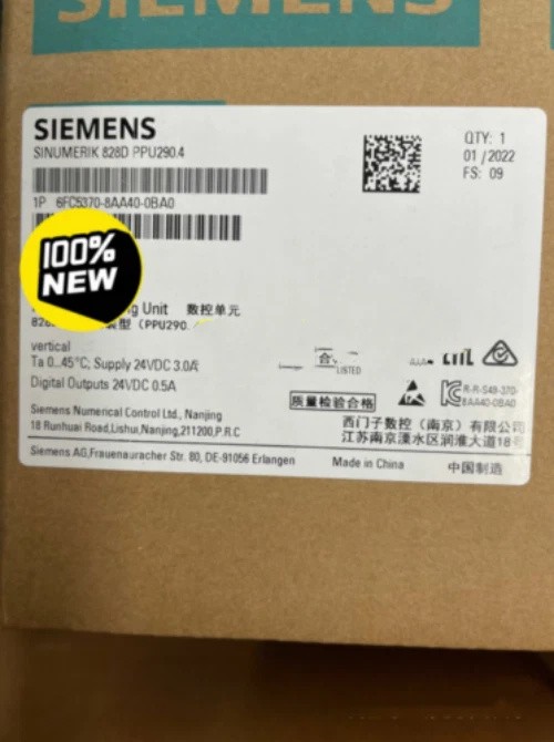 1PCS NEW 6FC5370-8AA40-0BA0 Siemens 828D controller PPU290.4