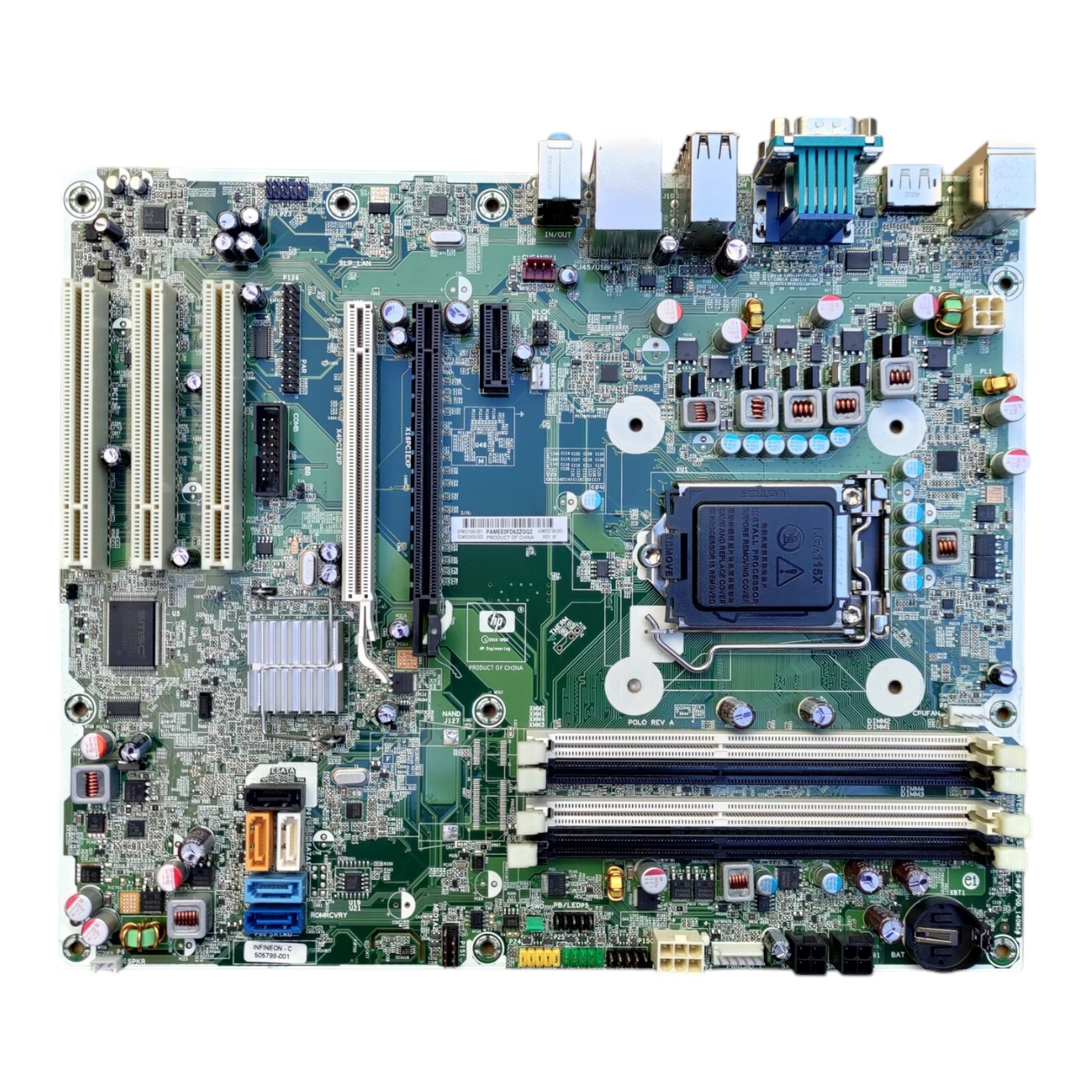HP Compaq 8100 Elite DDR3 Motherboard LGA1156 531990-001 505799-001