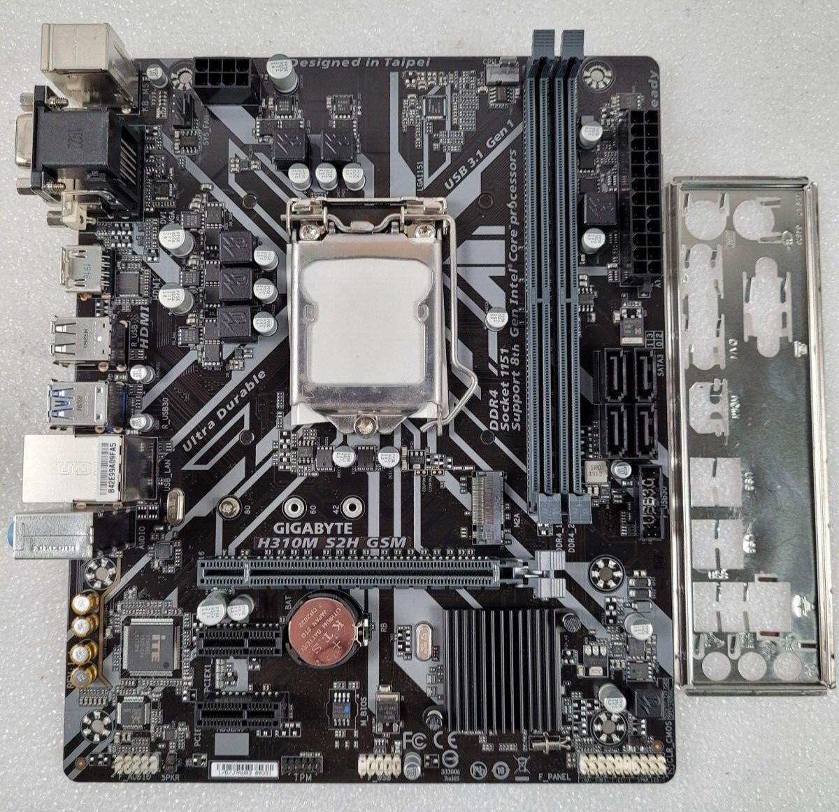 Gigabyte H310M S2H GSM Intel LGA 1151 DDR4 Desktop Motherboard; Tested