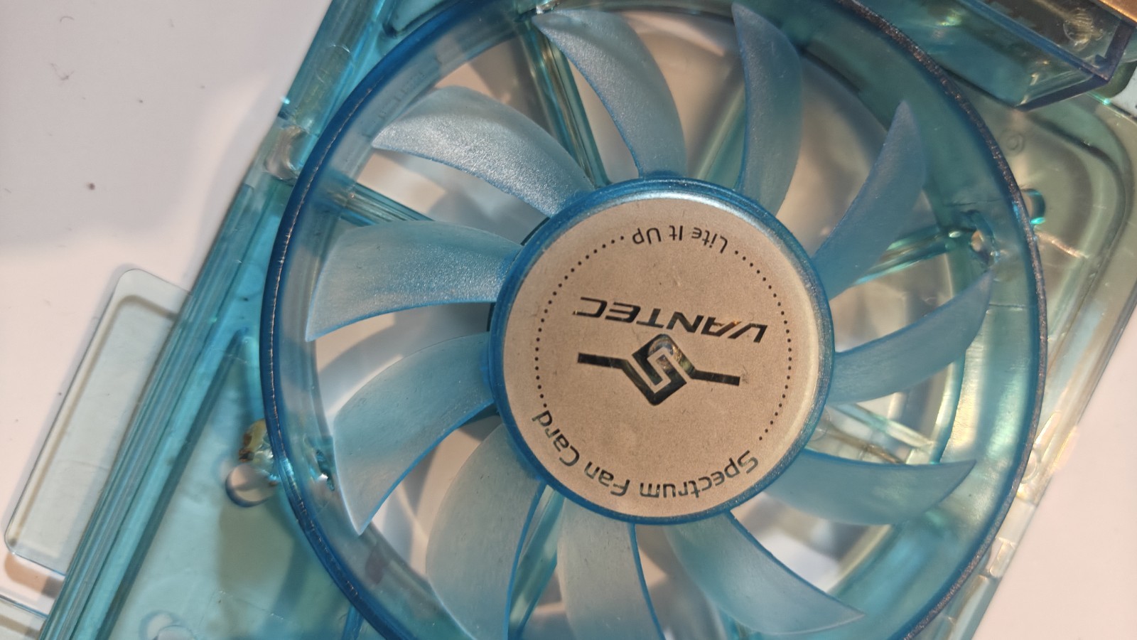 Vantec Spectrum Fan Card PCI Slot Dual 80mm Blue LED Fans 4-Pin 12V