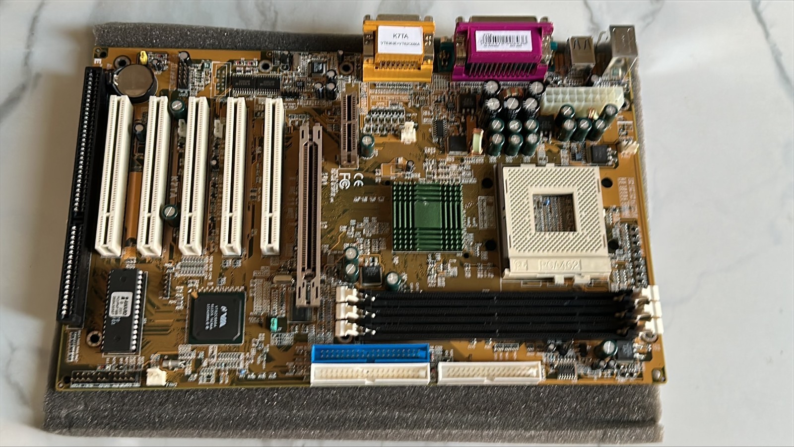 New ECS EliteGroup K7TA Motherboard – Old stock