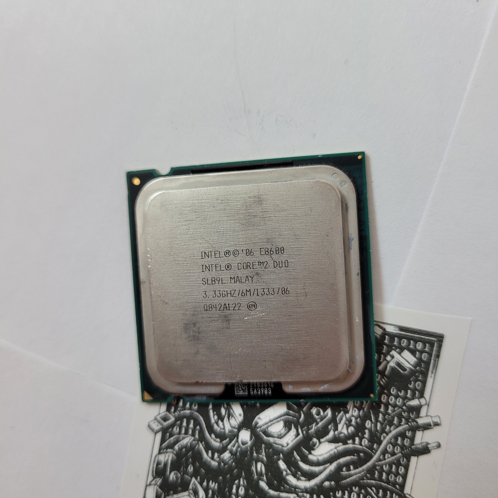 Intel Core 2 Duo E8600 CPU 3.33GHz 6M 1333 LGA775 SLB9L Processor